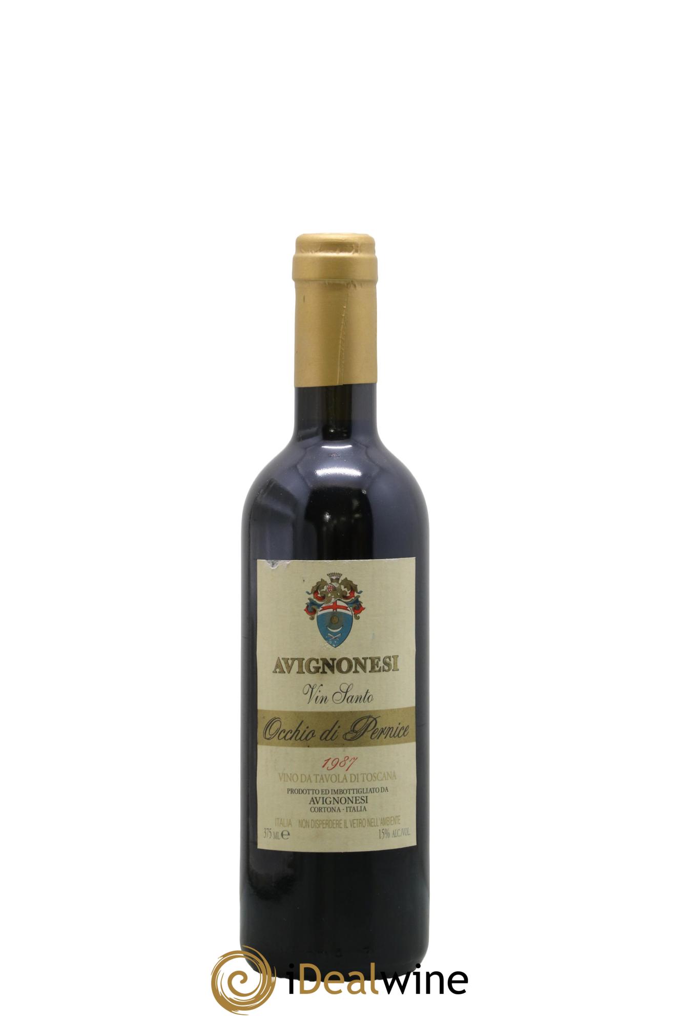 Italie Vino Da Tavola di Toscana Vin Santo Occhio di Pernice Avignonesi 1987 - Posten von 1 Demi-Flasche - 0
