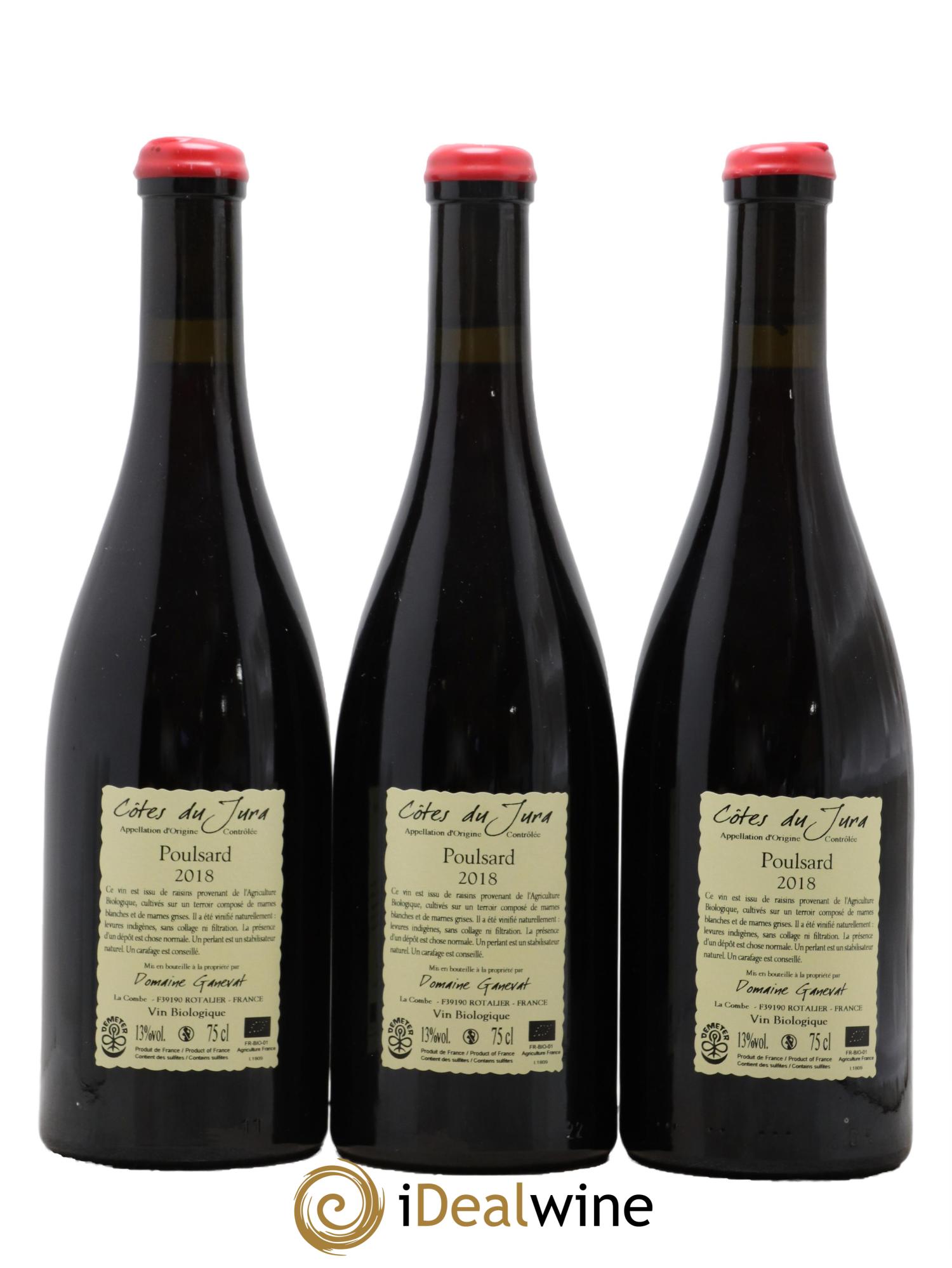 Côtes du Jura Cuvée de l'Enfant Terrible Jean-François Ganevat (Domaine) 2018 - Lot de 3 bouteilles - 1