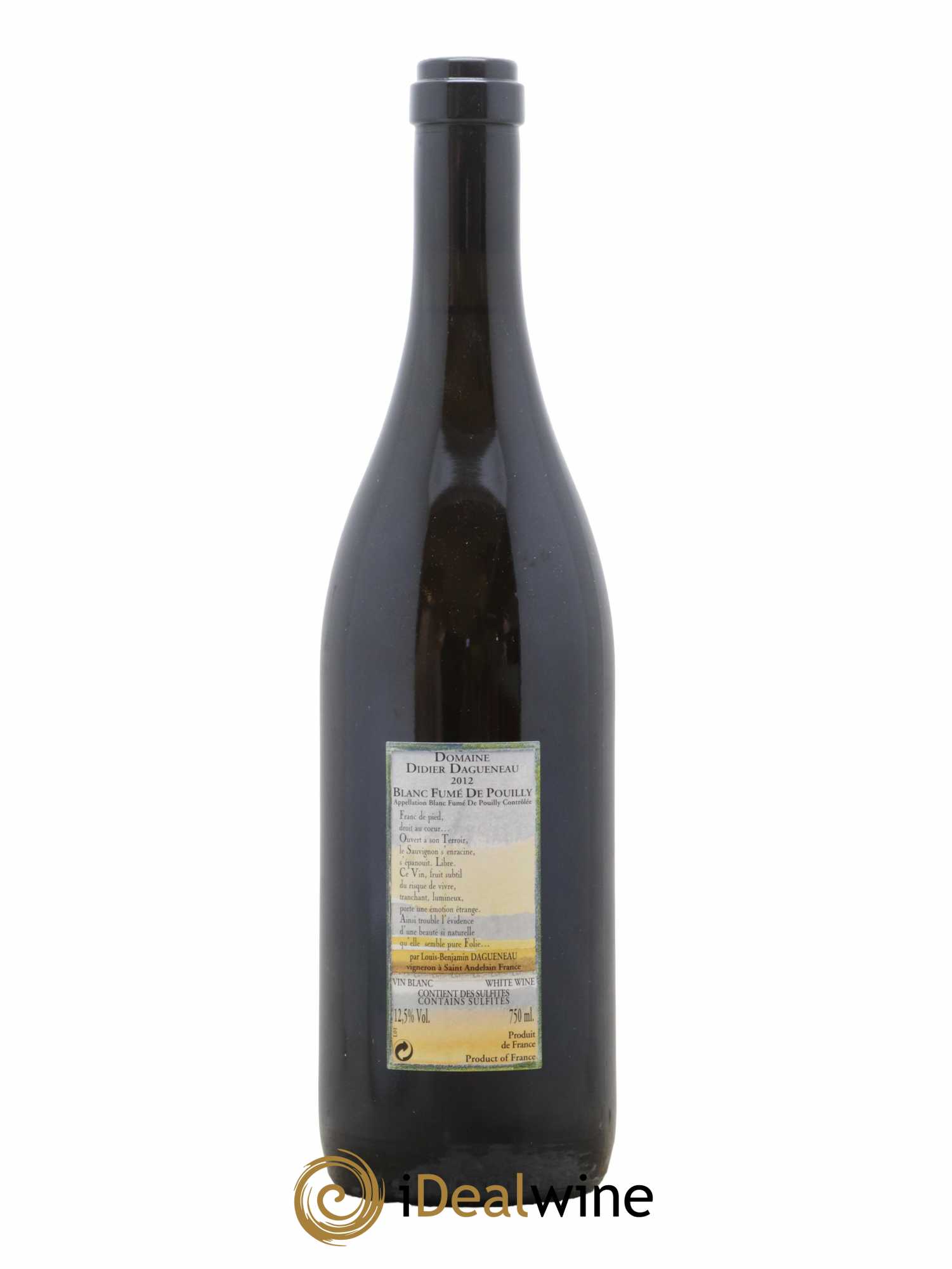 Pouilly-Fumé Astéroïde Dagueneau 2012 - Lot de 1 bouteille - 2