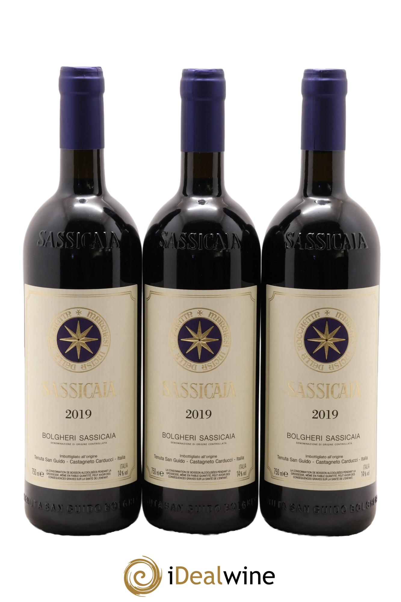 Bolgheri DOC Sassicaia Tenuta San Guido 2019 - Lotto di 6 bottiglie - 3