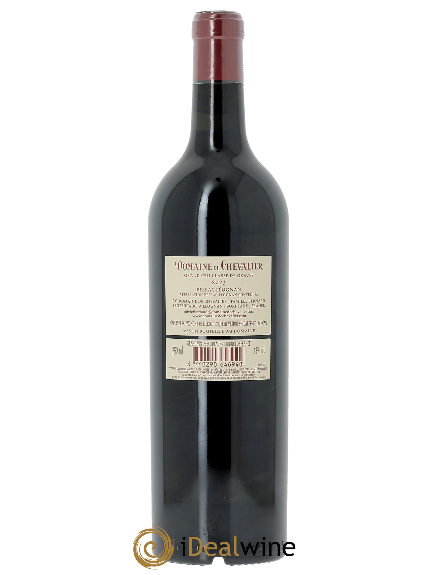 Domaine de Chevalier Cru Classé de Graves (CBO à partir de 6 bts) 2023 - Lot de 1 bouteille - 1