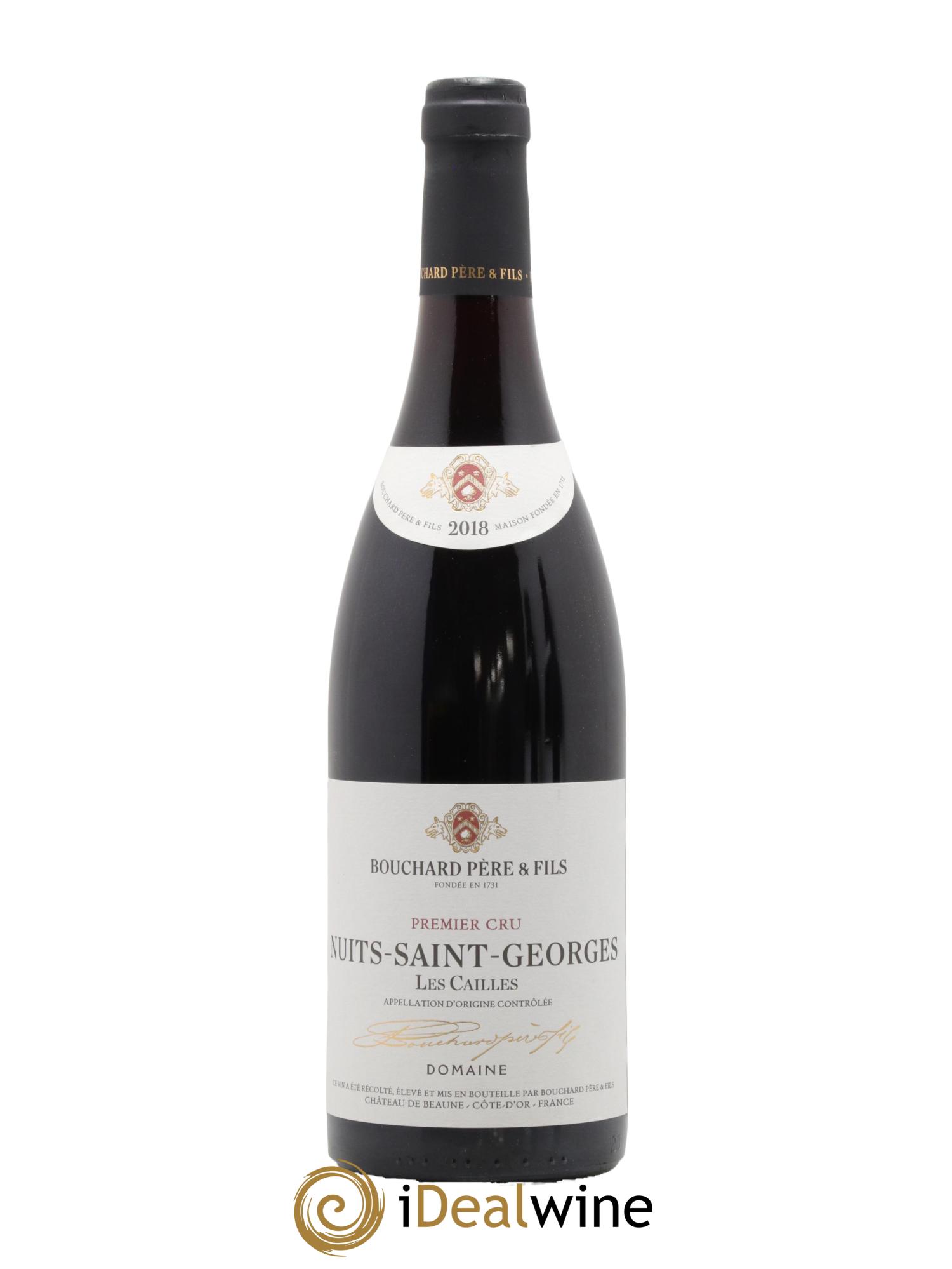 Nuits-Saint-Georges 1er Cru Les Cailles Bouchard Père & Fils 2018 - Lot de 1 bouteille - 0