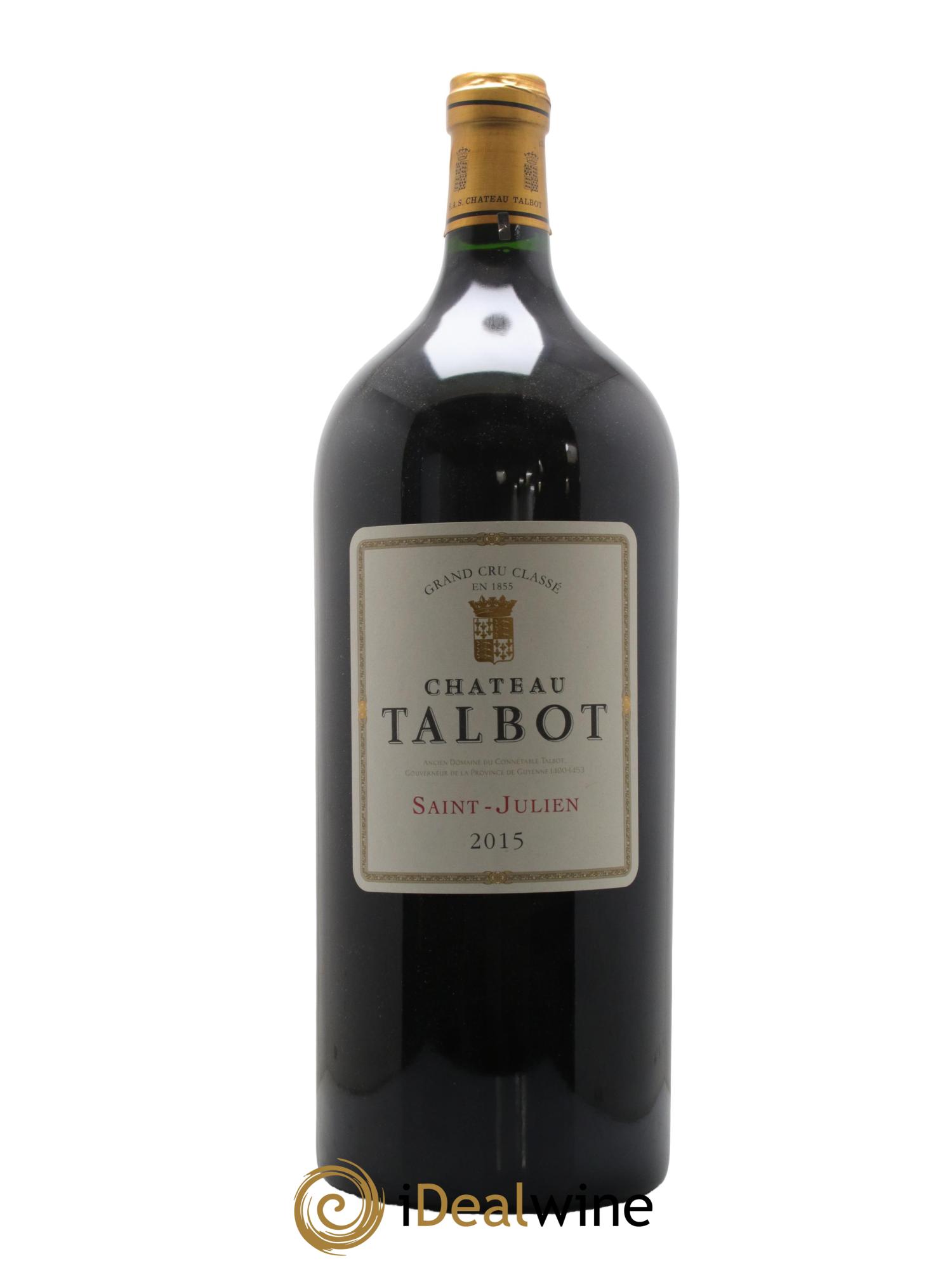 Château Talbot 4ème Grand Cru Classé 2015 - Lot de 1 impériale - 1