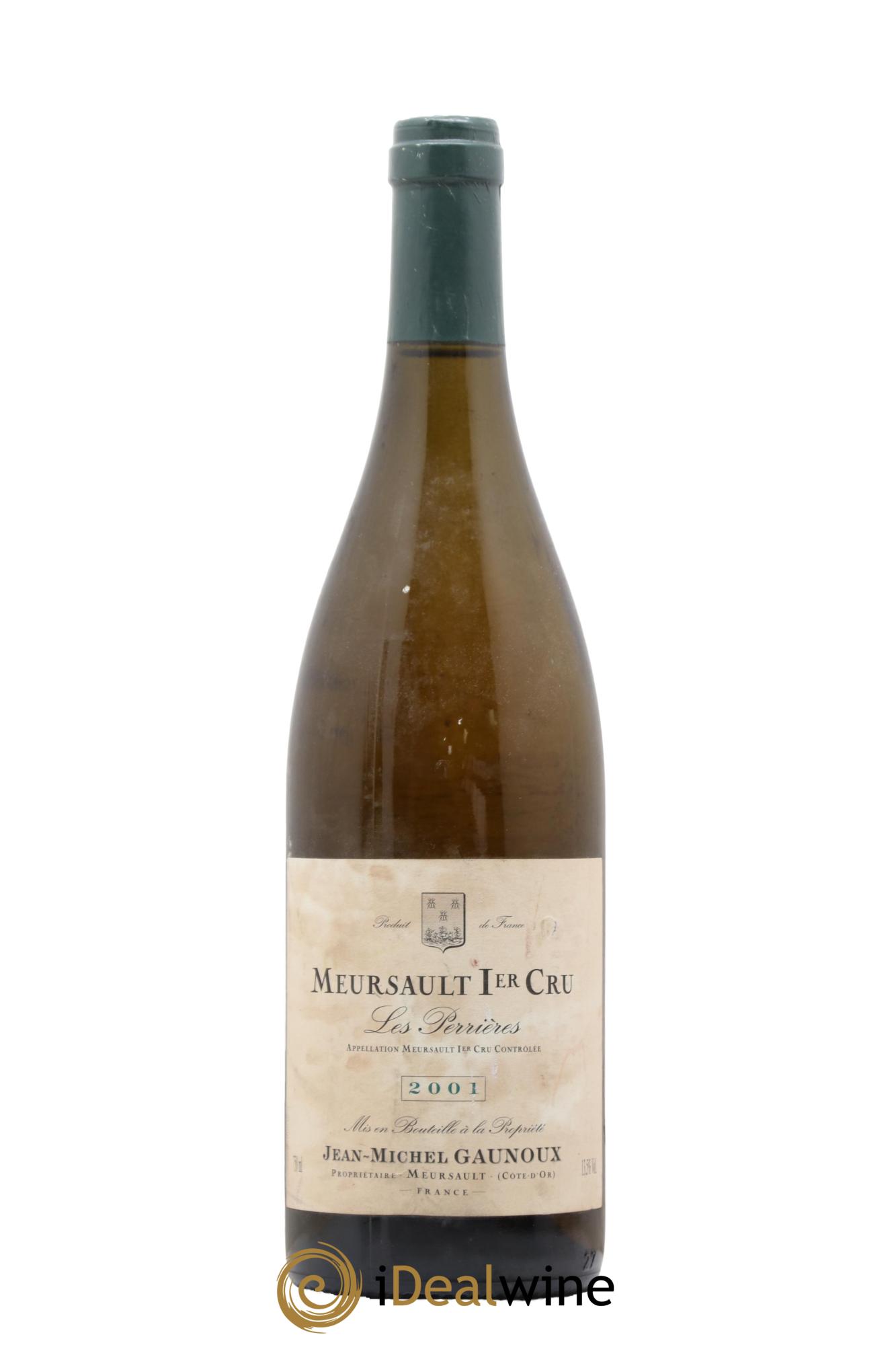 Meursault 1er Cru Perrières Jean-Michel Gaunoux 2001 - Lot de 1 bouteille - 0