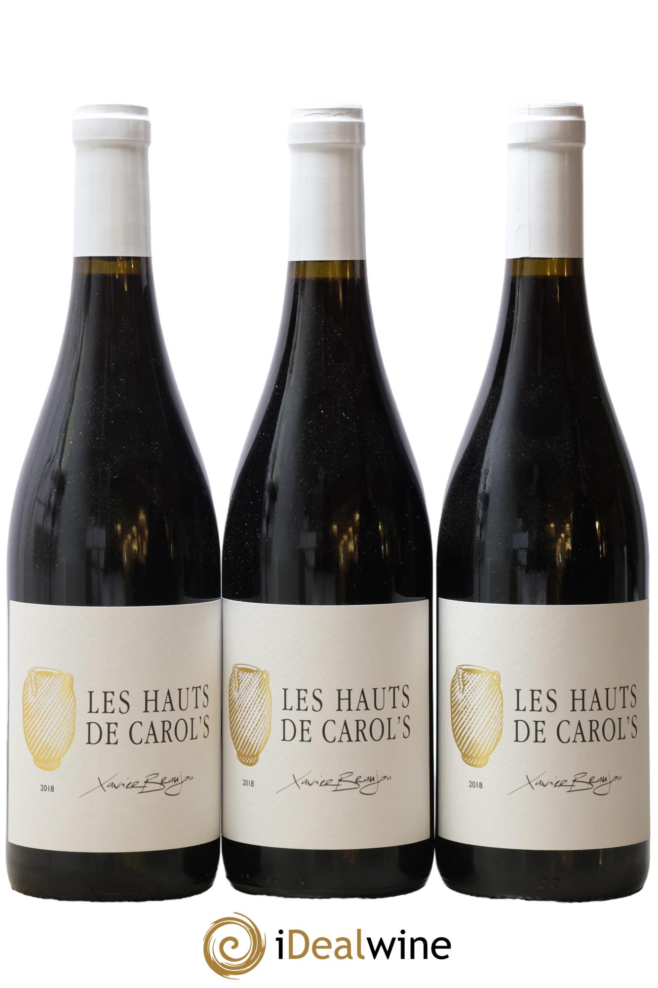 Pays d'Hérault Les Hauts de Carol's Terrasse d'Elise (Domaine de la) 2018 - Lot de 3 bouteilles - 0
