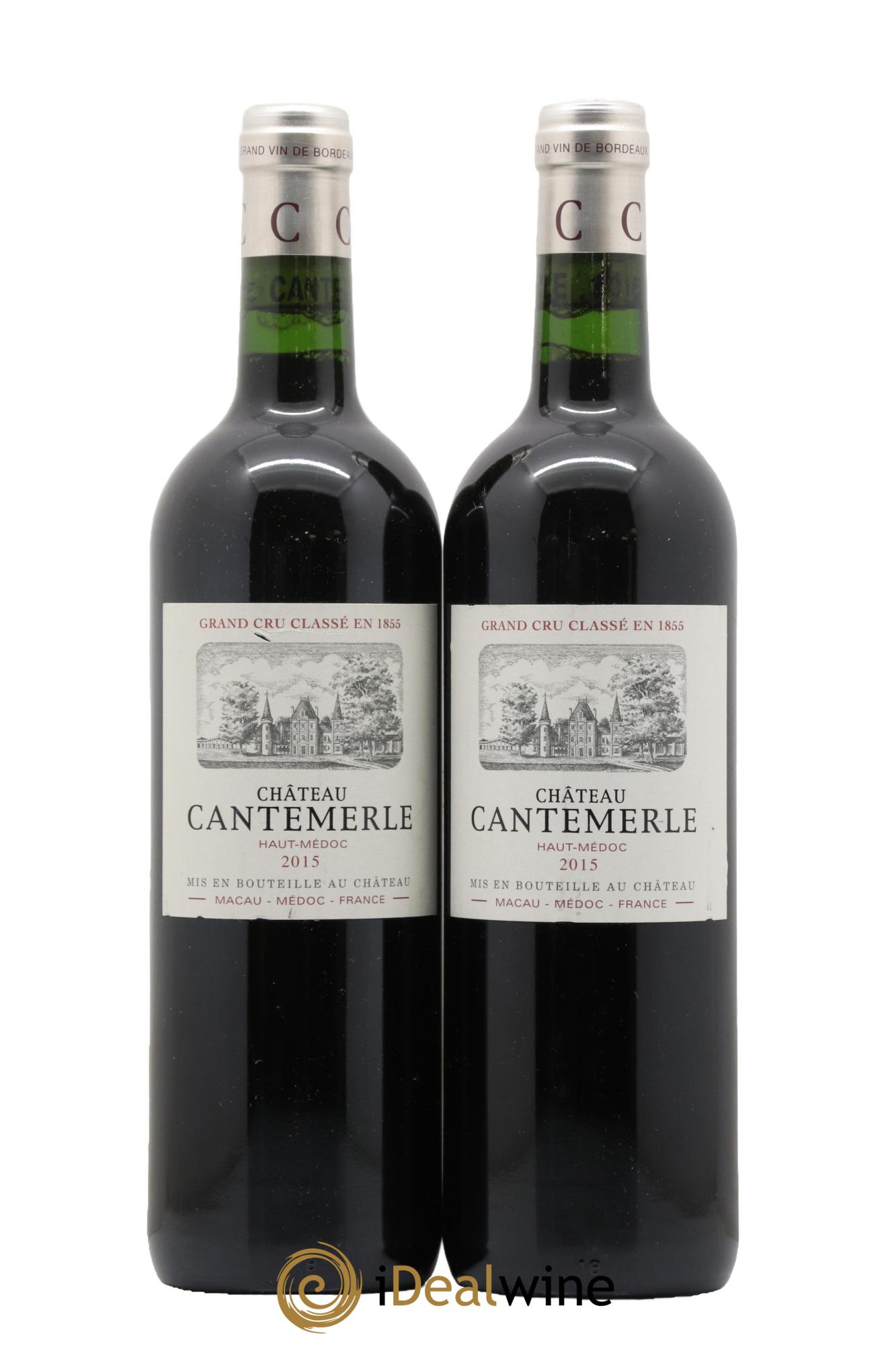 Château Cantemerle 5ème Grand Cru Classé 2015 - Lot de 2 bouteilles - 0