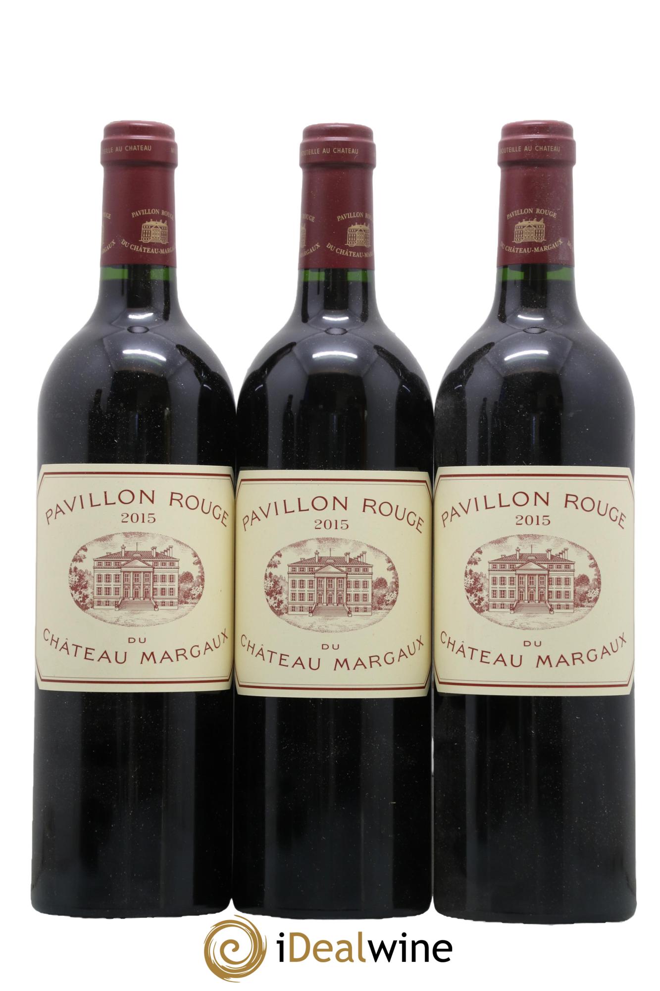Pavillon Rouge du Château Margaux Second Vin 2015 - Lot de 3 bouteilles - 0
