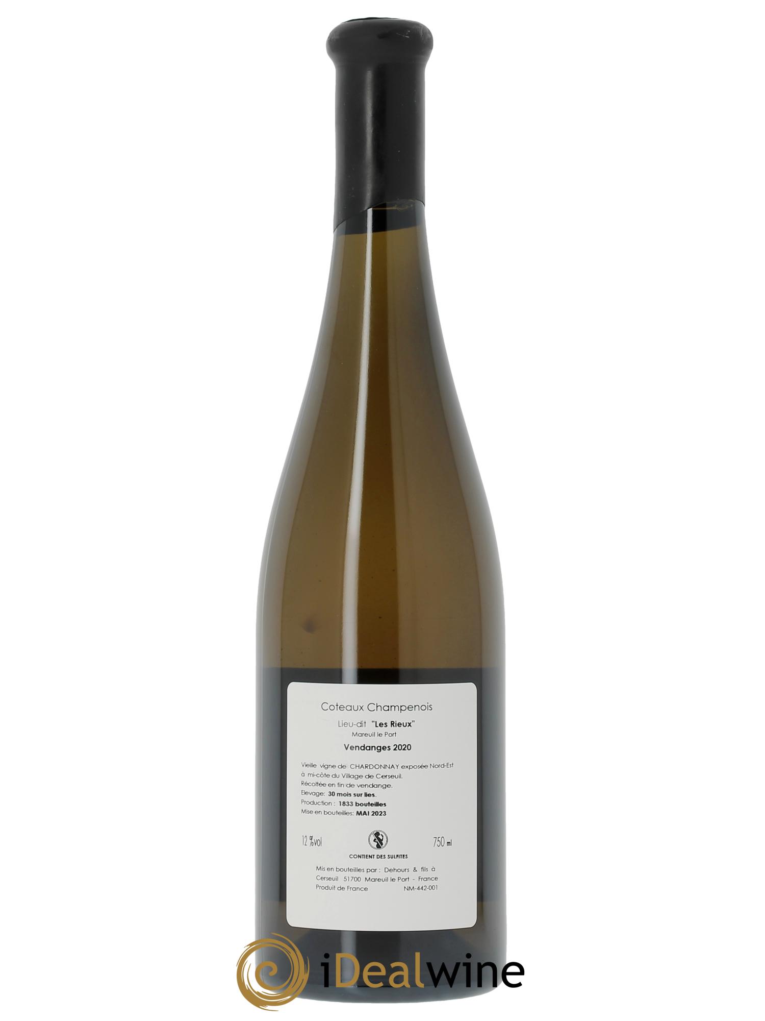 Les Rieux Dehours & Fils  2020 - Lot de 1 bouteille - 1