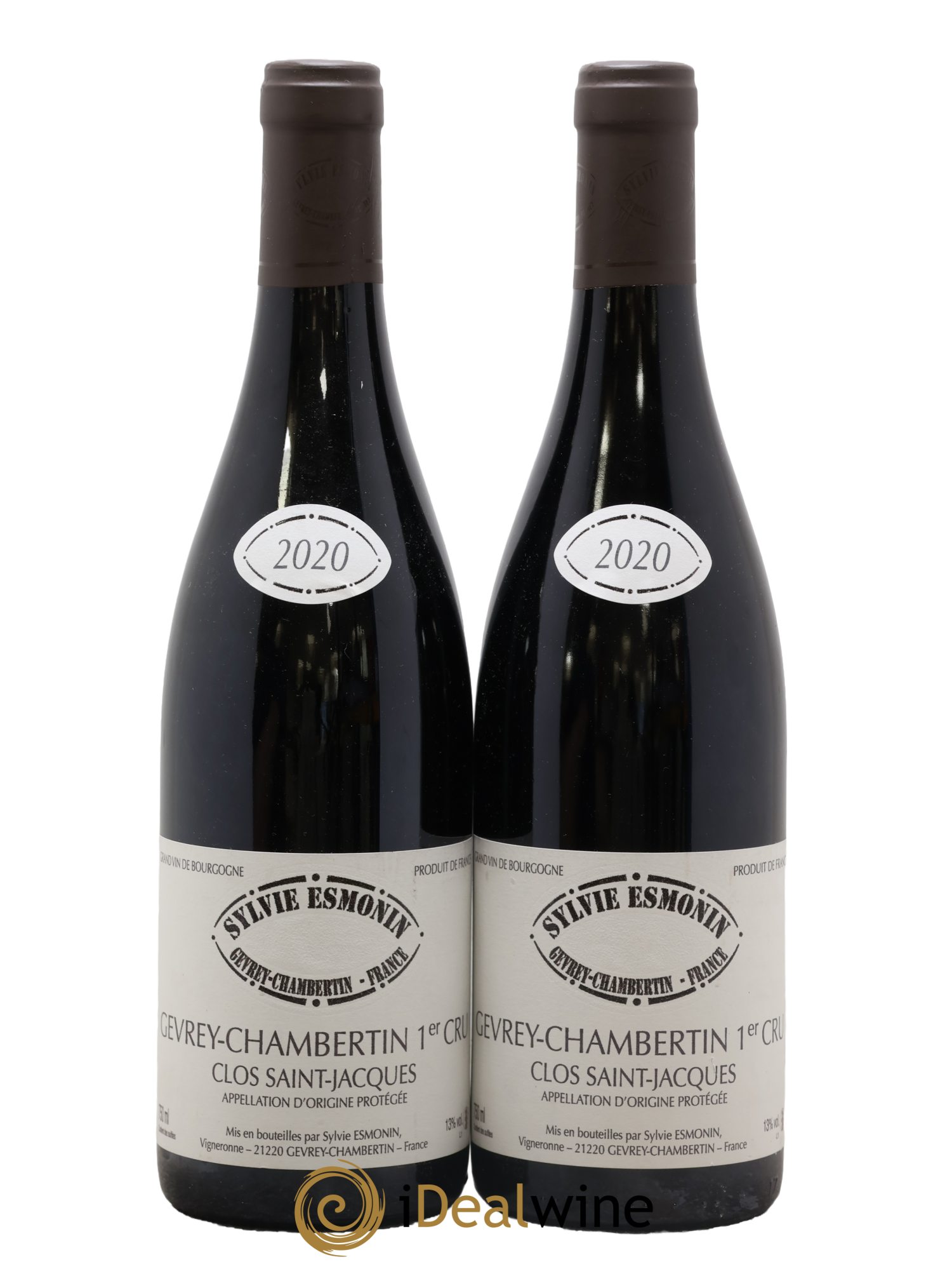 Gevrey-Chambertin 1er Cru Clos Saint Jacques Sylvie Esmonin 2020 - Lot de 2 bouteilles - 0