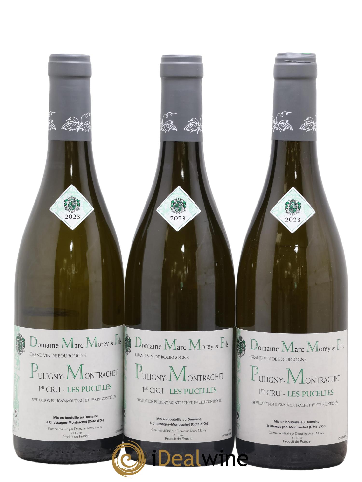 Puligny-Montrachet 1er Cru Les Pucelles Marc Morey 2023 - Lot de 3 bouteilles - 0