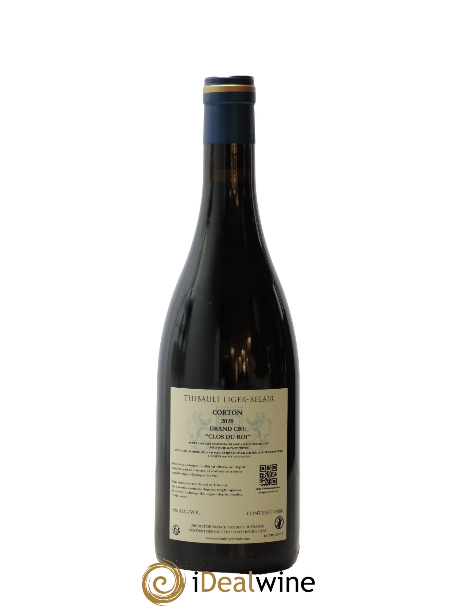 Corton Grand Cru Clos du Roi Thibault Liger-Belair Successeurs 2020 - Lot de 1 bouteille - 1