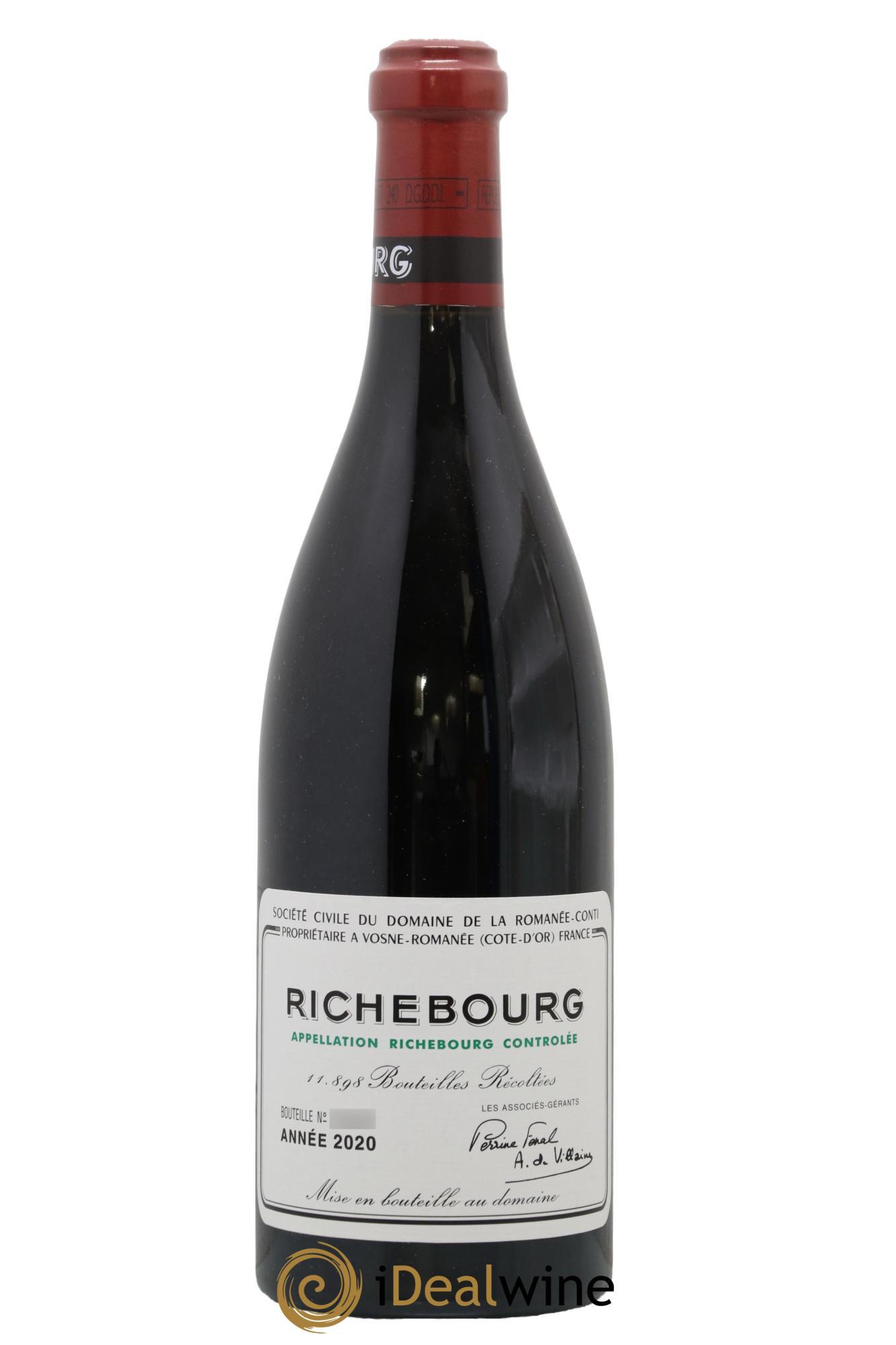 Richebourg Grand Cru Domaine de la Romanée-Conti 2020 - Lot of 1 bottle - 0