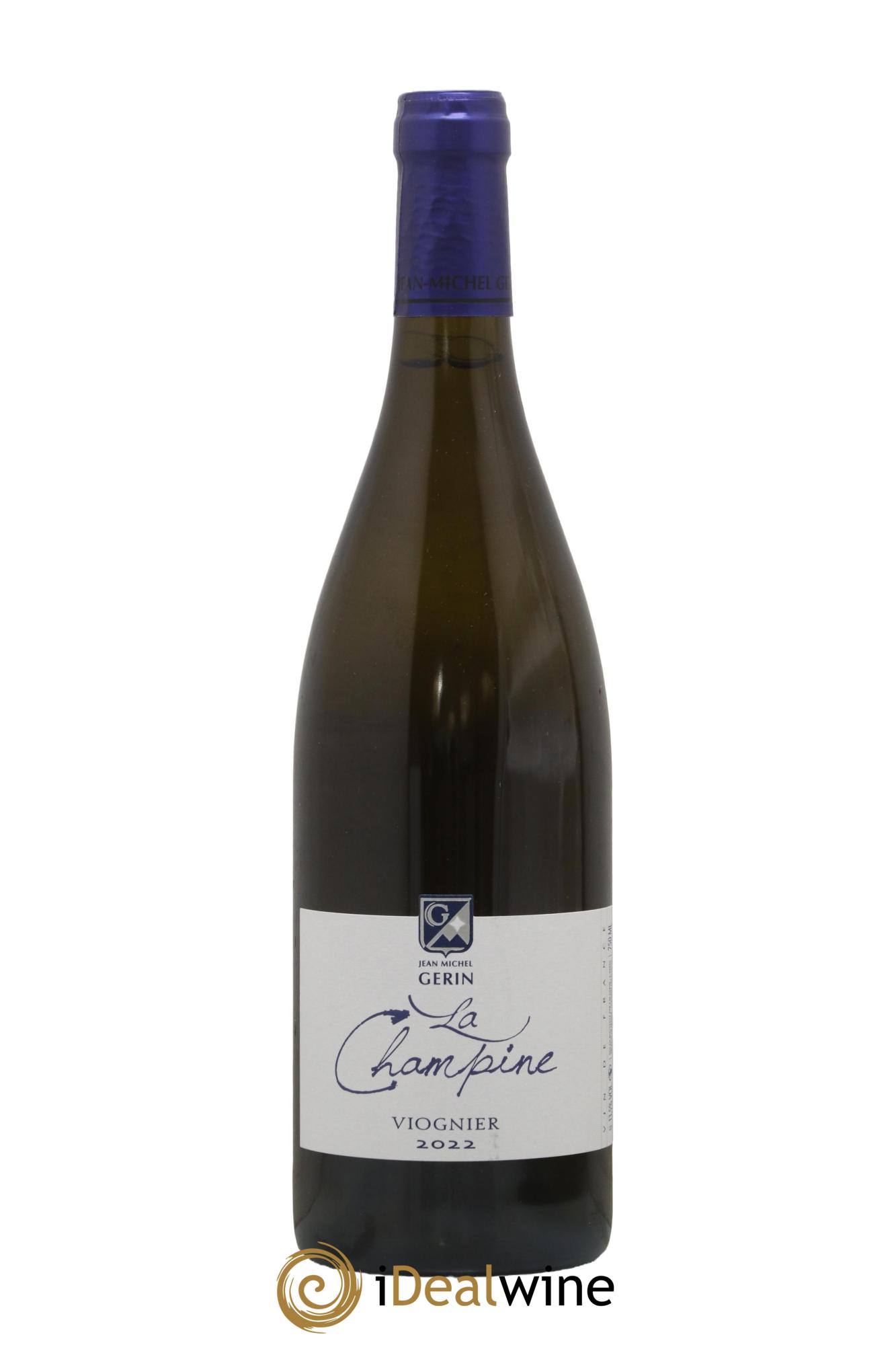 IGP Collines Rhodaniennes La Champine viognier Jean-Michel Gerin 2022 - Lot de 1 bouteille - 0