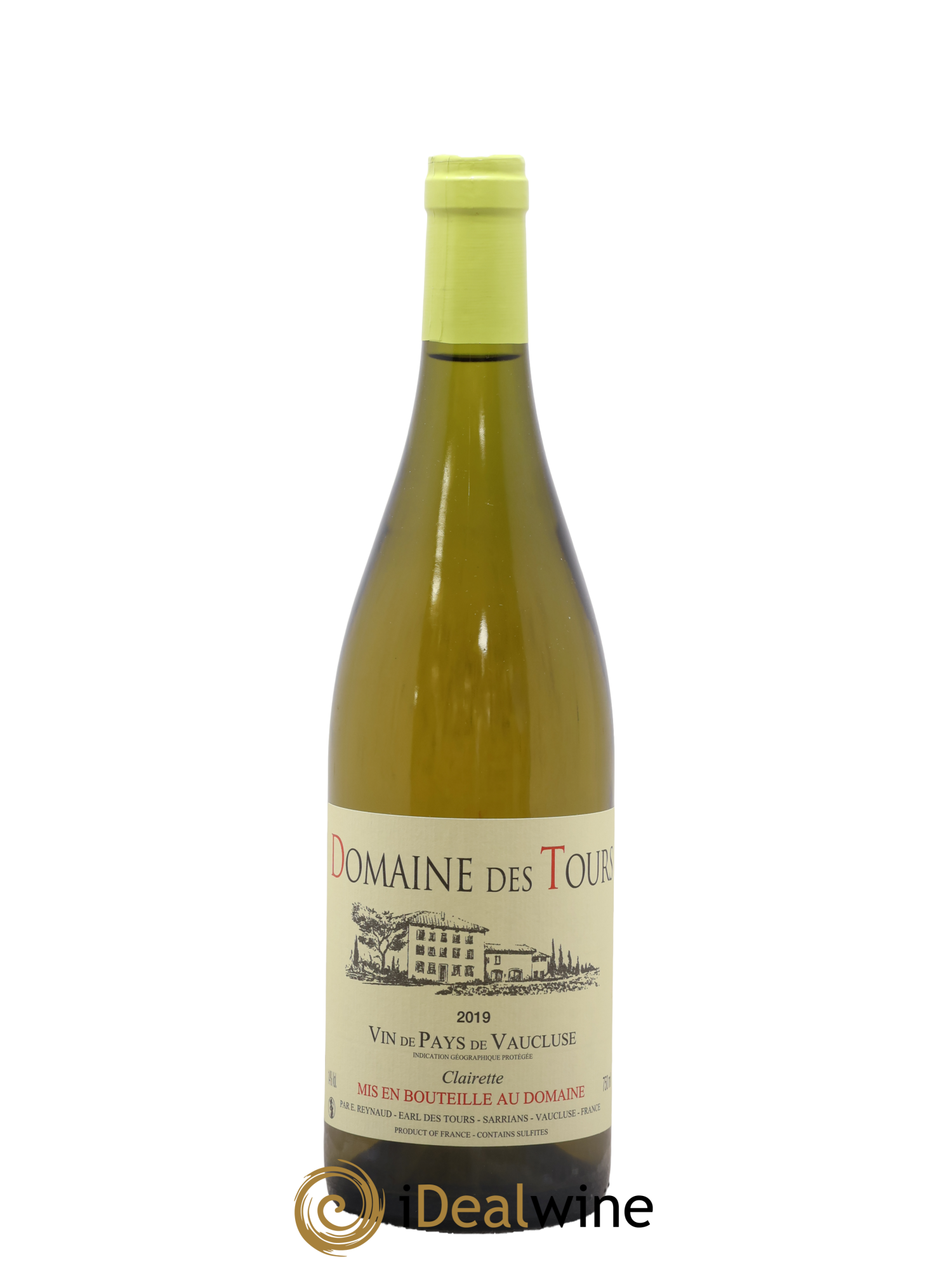 Vaucluse (Vin de Pays de Vaucluse) Domaine des Tours Clairette Emmanuel Reynaud 2019 - Lotto di 1 bottiglia - 0