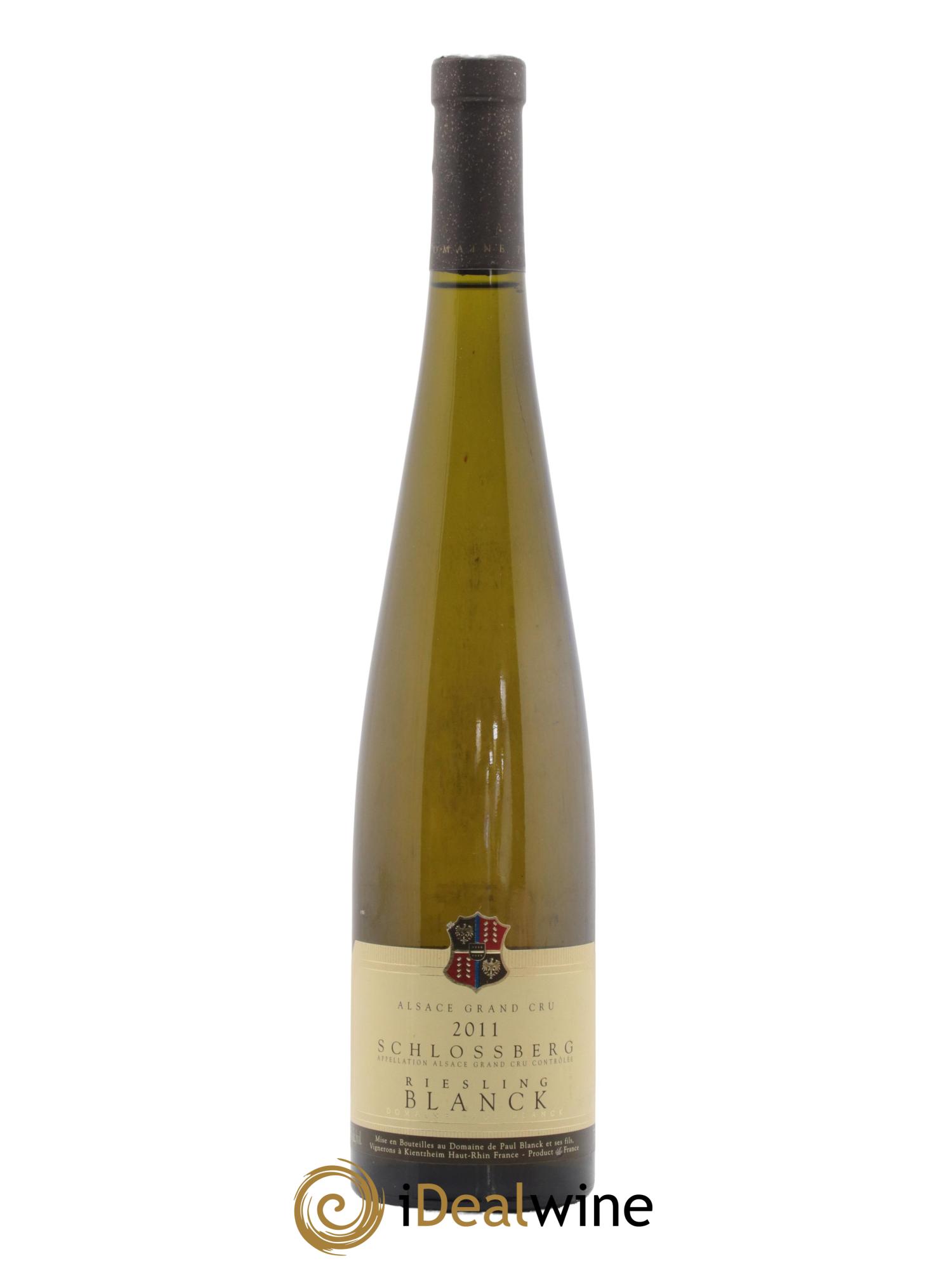 Alsace Grand cru Schlossberg Domaine Paul Blanck 2011 - Lot de 1 bouteille - 0