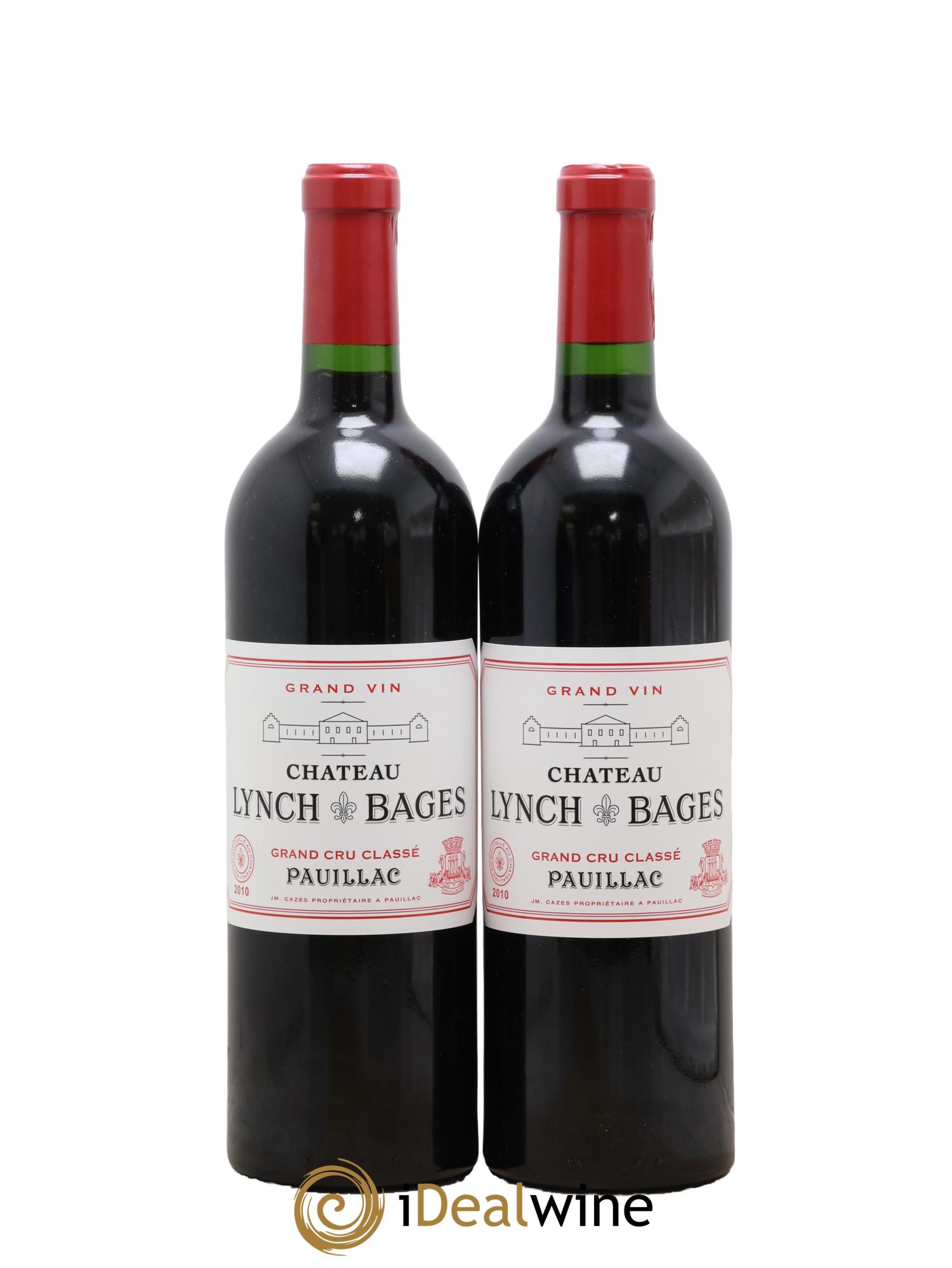 Château Lynch Bages 5ème Grand Cru Classé 2010 - Lot de 2 bouteilles - 0