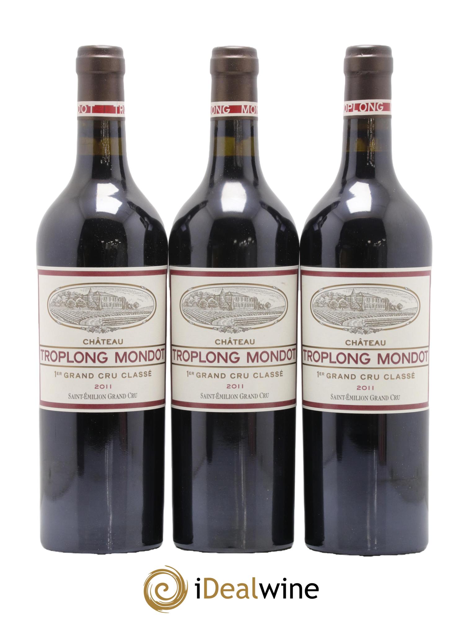 Château Troplong Mondot 1er Grand Cru Classé B 2011 - Lot de 6 bouteilles - 2