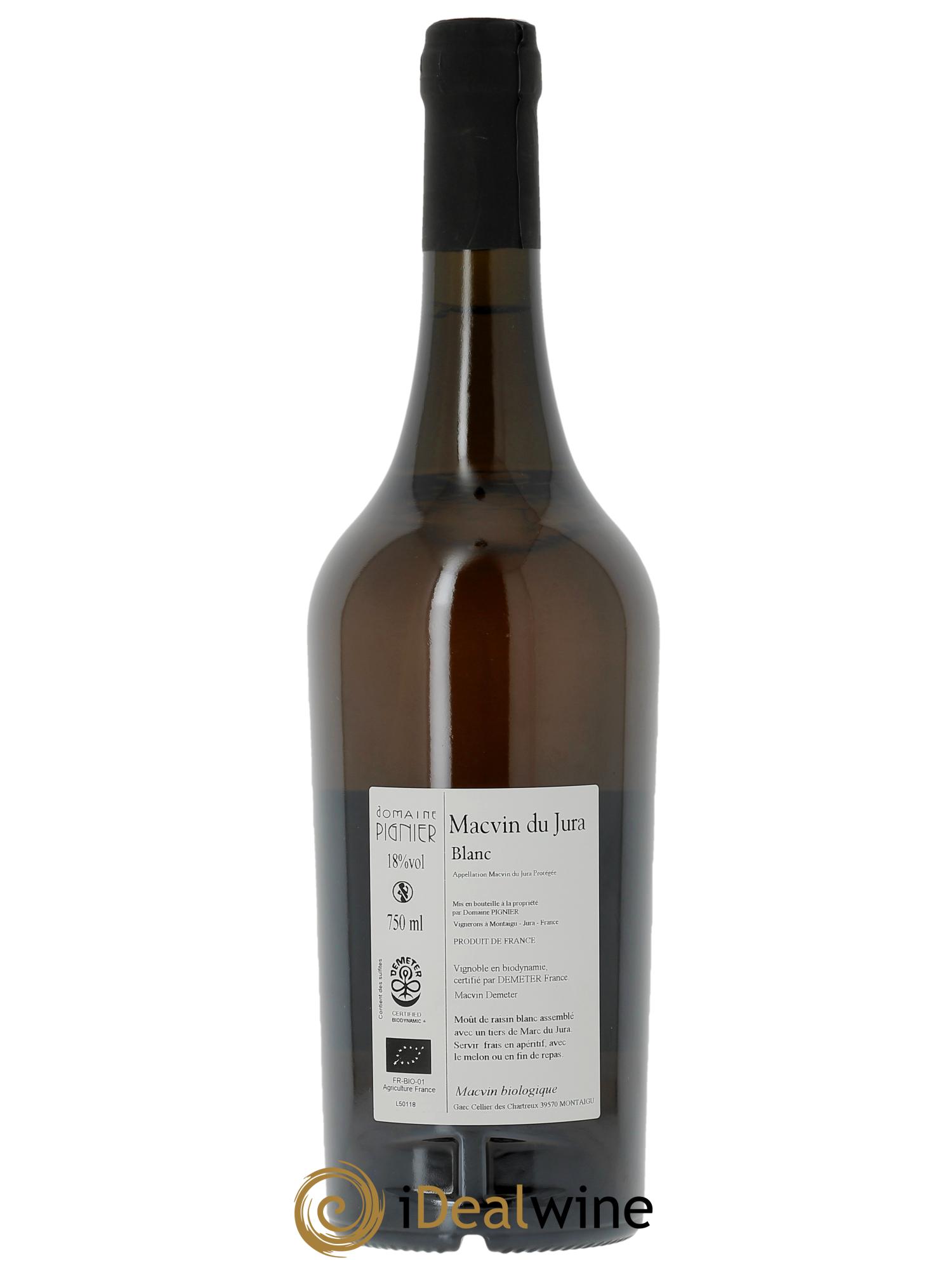 Côtes du Jura Macvin Domaine Pignier  - Lotto di 1 bottiglia - 1