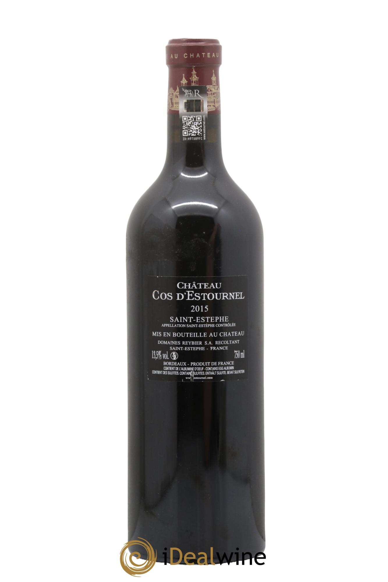 Cos d'Estournel 2ème Grand Cru Classé 2015 - Posten von 1 Flasche - 1