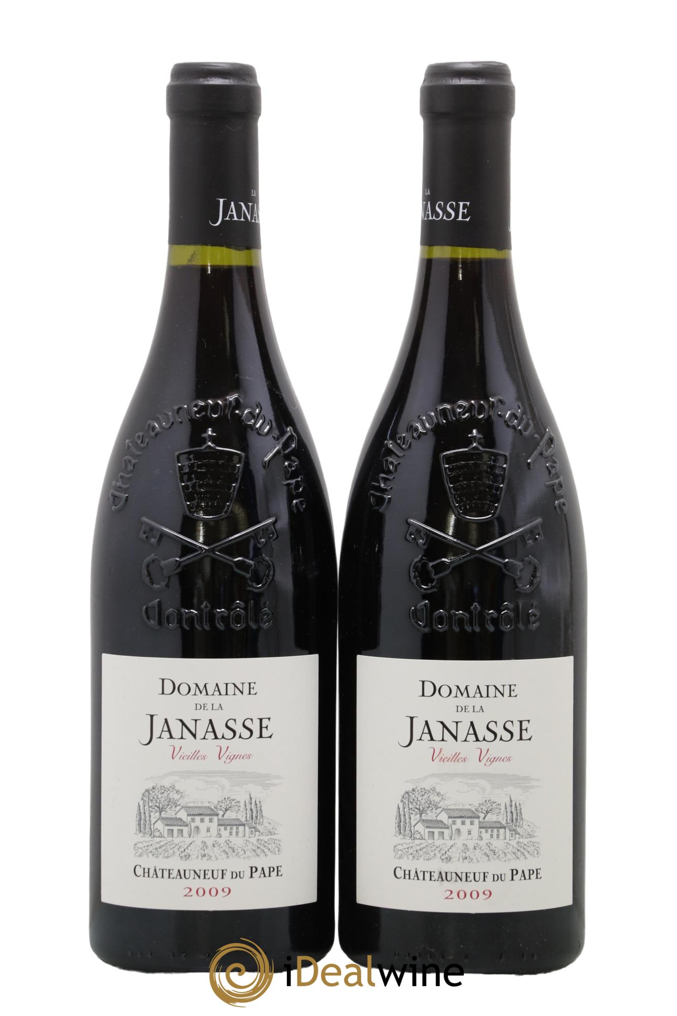 Châteauneuf-du-Pape Cuvée Vieilles Vignes La Janasse (Domaine de) 2009 - Lot of 2 bottles - 0