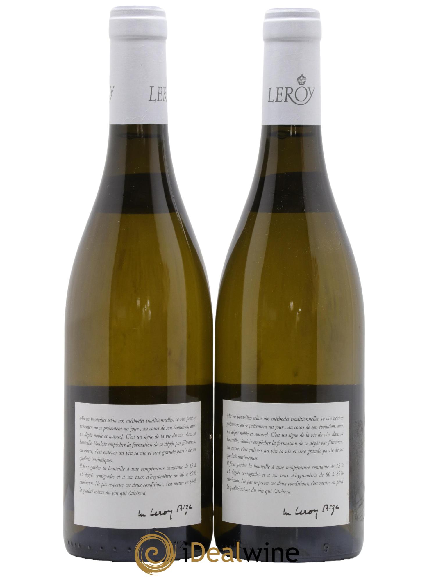 Puligny-Montrachet 1er Cru Sous le Puits Leroy SA 2019 - Lot de 2 bouteilles - 1