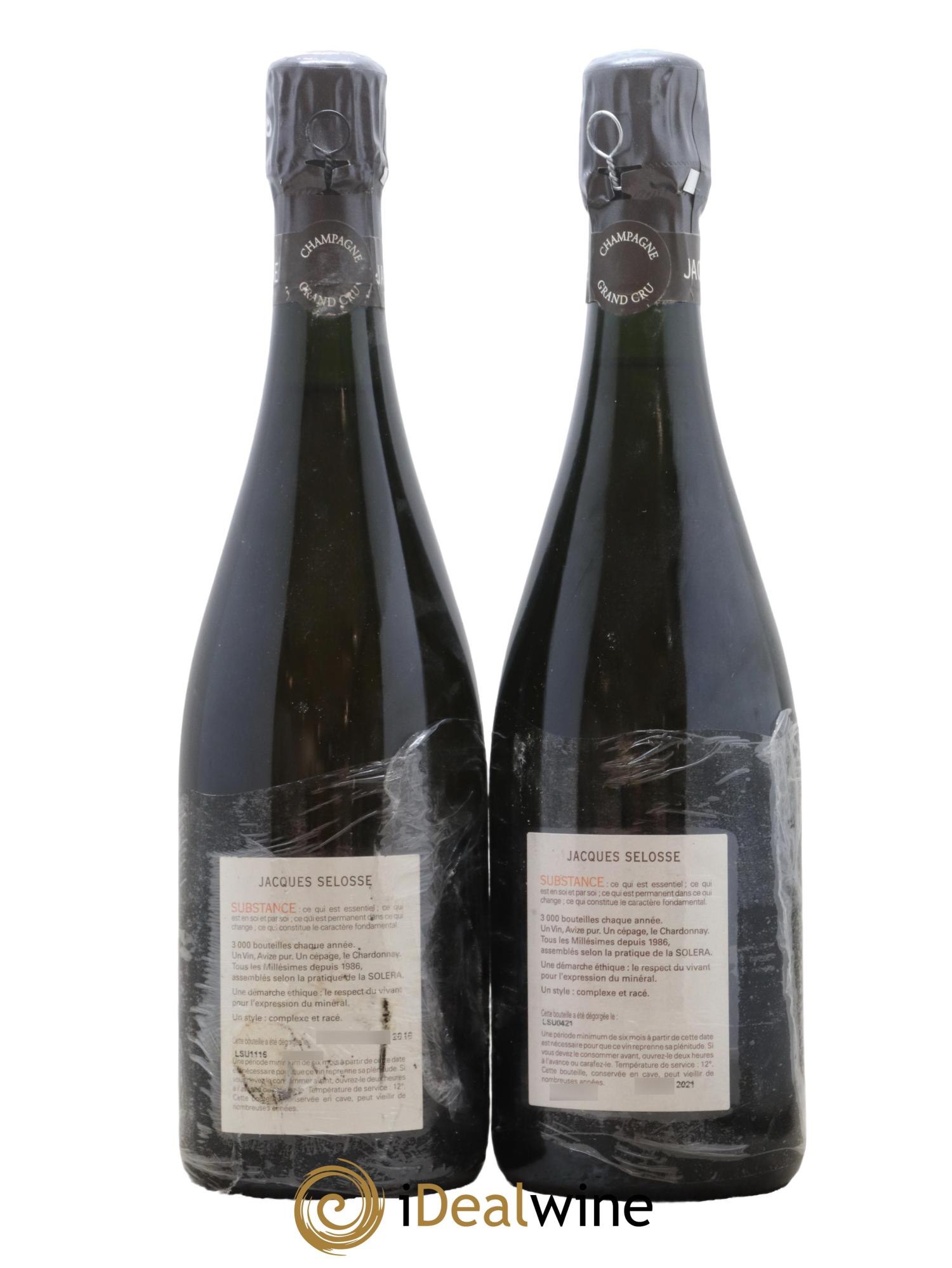 Substance Jacques Selosse - Lot de 2 bouteilles - 1