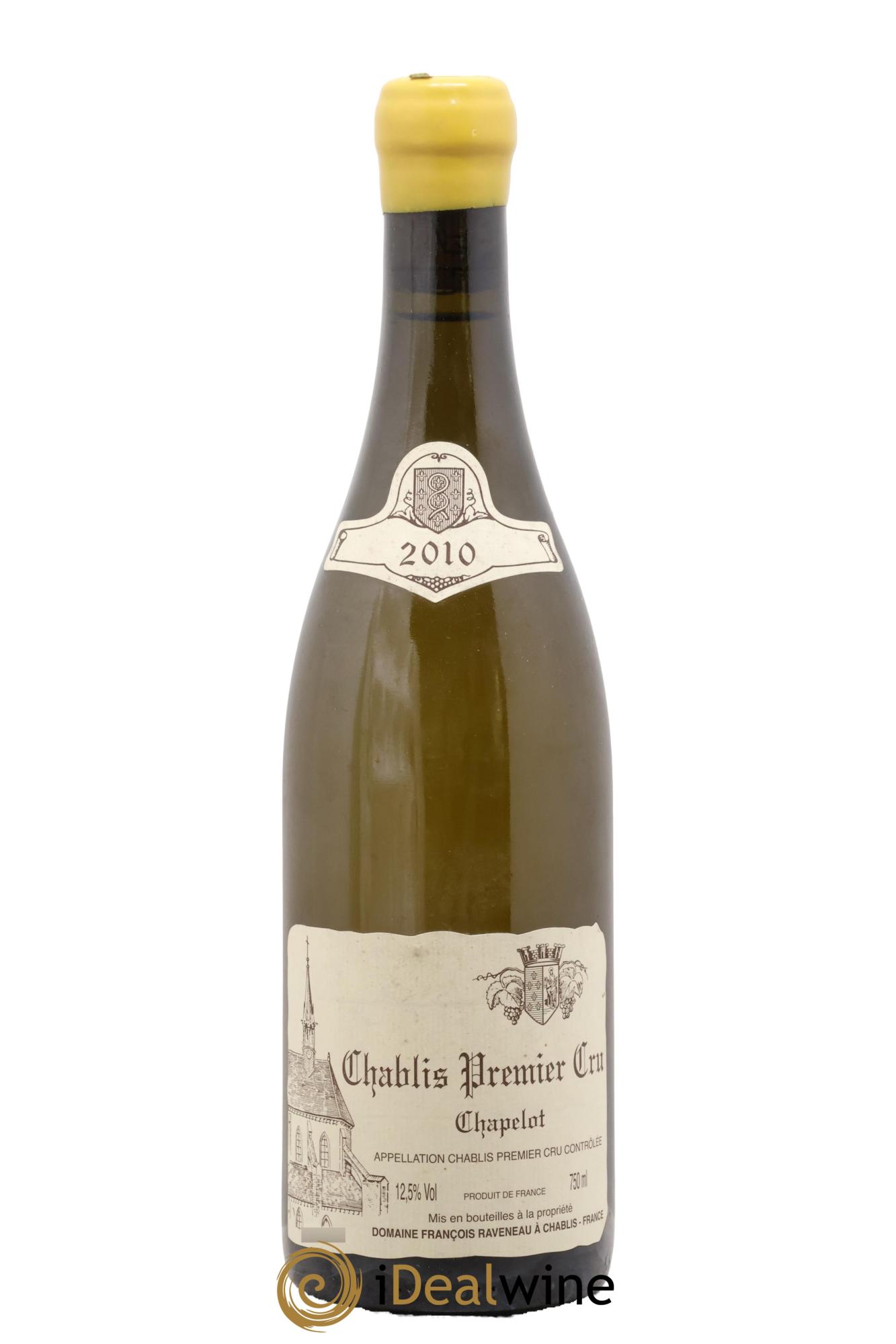 Chablis 1er Cru Chapelot Raveneau (Domaine) 2010 - Lot de 1 bouteille - 0