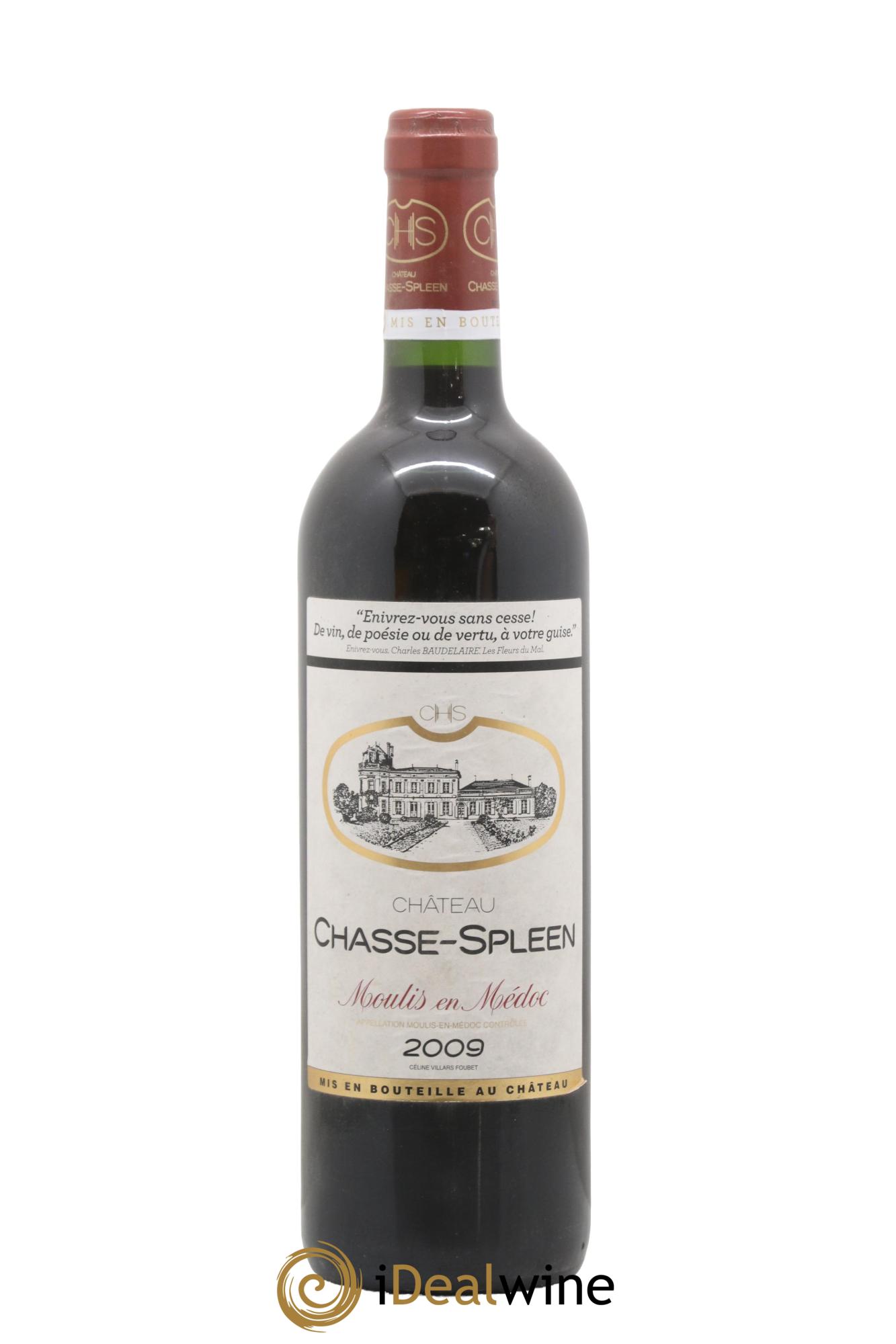 Château Chasse Spleen 2009 - Lot de 1 bouteille - 0