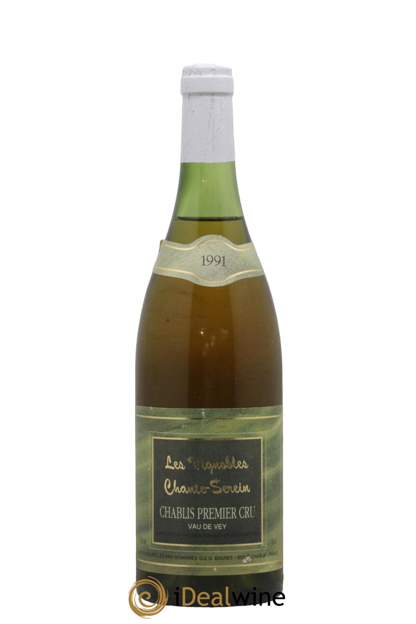 Chablis 1er Cru Vau de Vey Les Vignobles Chante Serein 1991 - Posten von 1 Flasche - 0