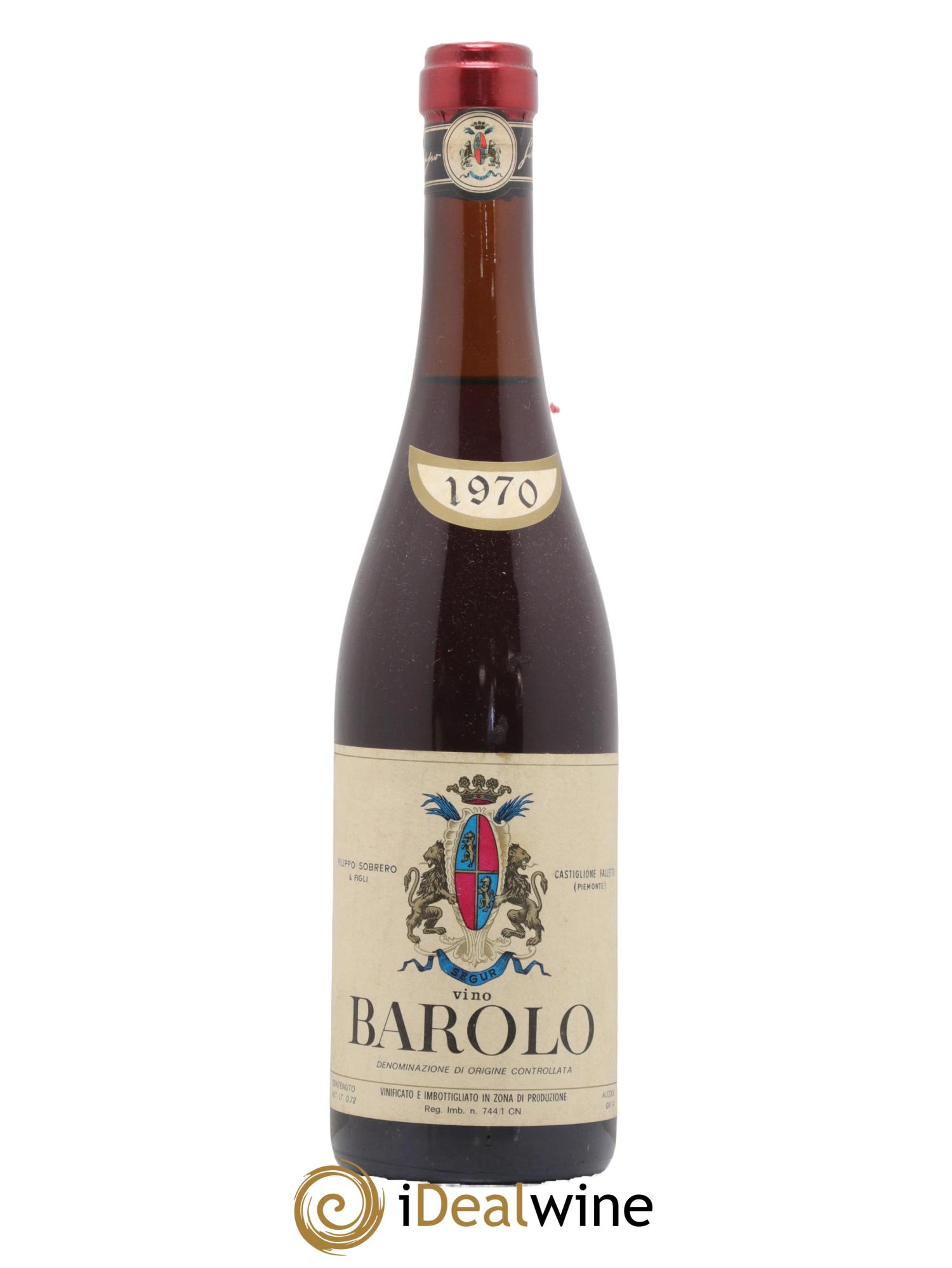 Barolo Filippo Sobrero 1970 - Lot de 1 bouteille - 0