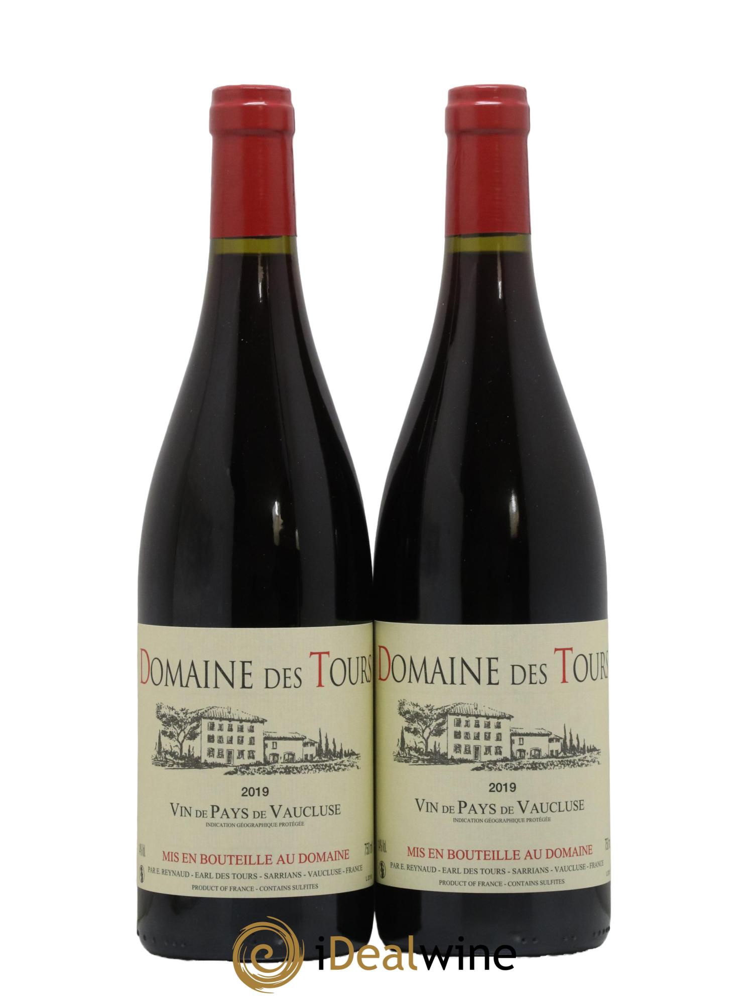 Vaucluse (Vin de Pays de Vaucluse) Domaine des Tours Emmanuel Reynaud 2019 - Lotto di 2 bottiglie - 0