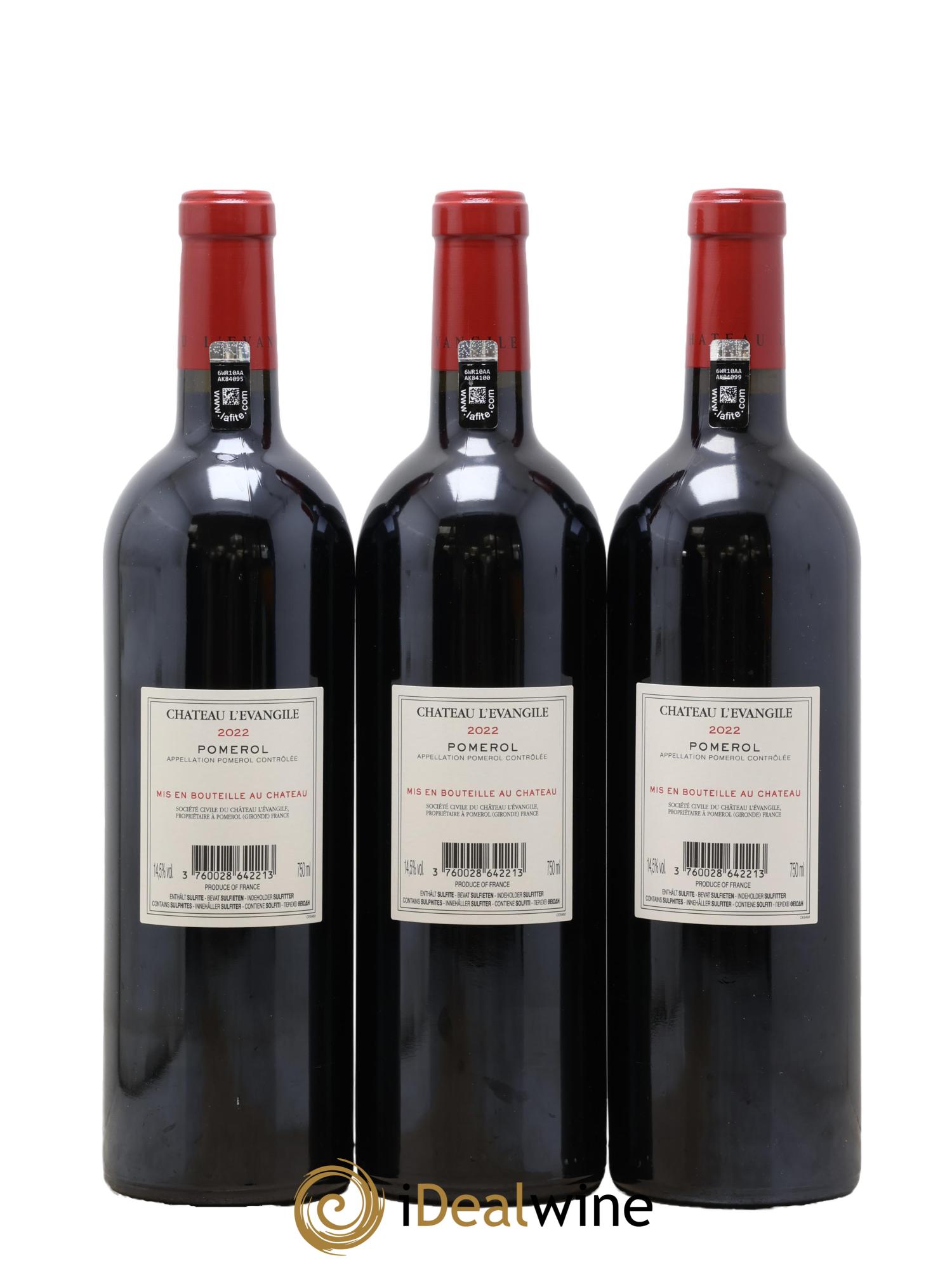 Château l' Évangile  2022 - Lot de 6 bouteilles - 4
