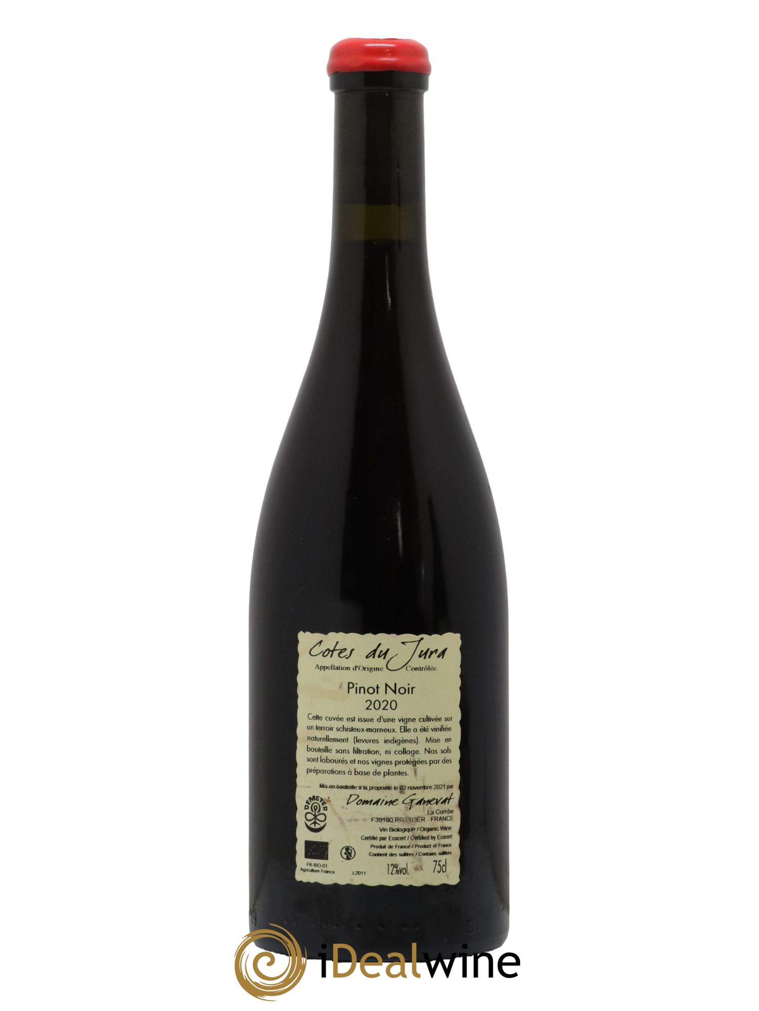 Côtes du Jura Pinot Noir En Billat Jean-François Ganevat (Domaine) 2020 - Lot de 1 bouteille - 1