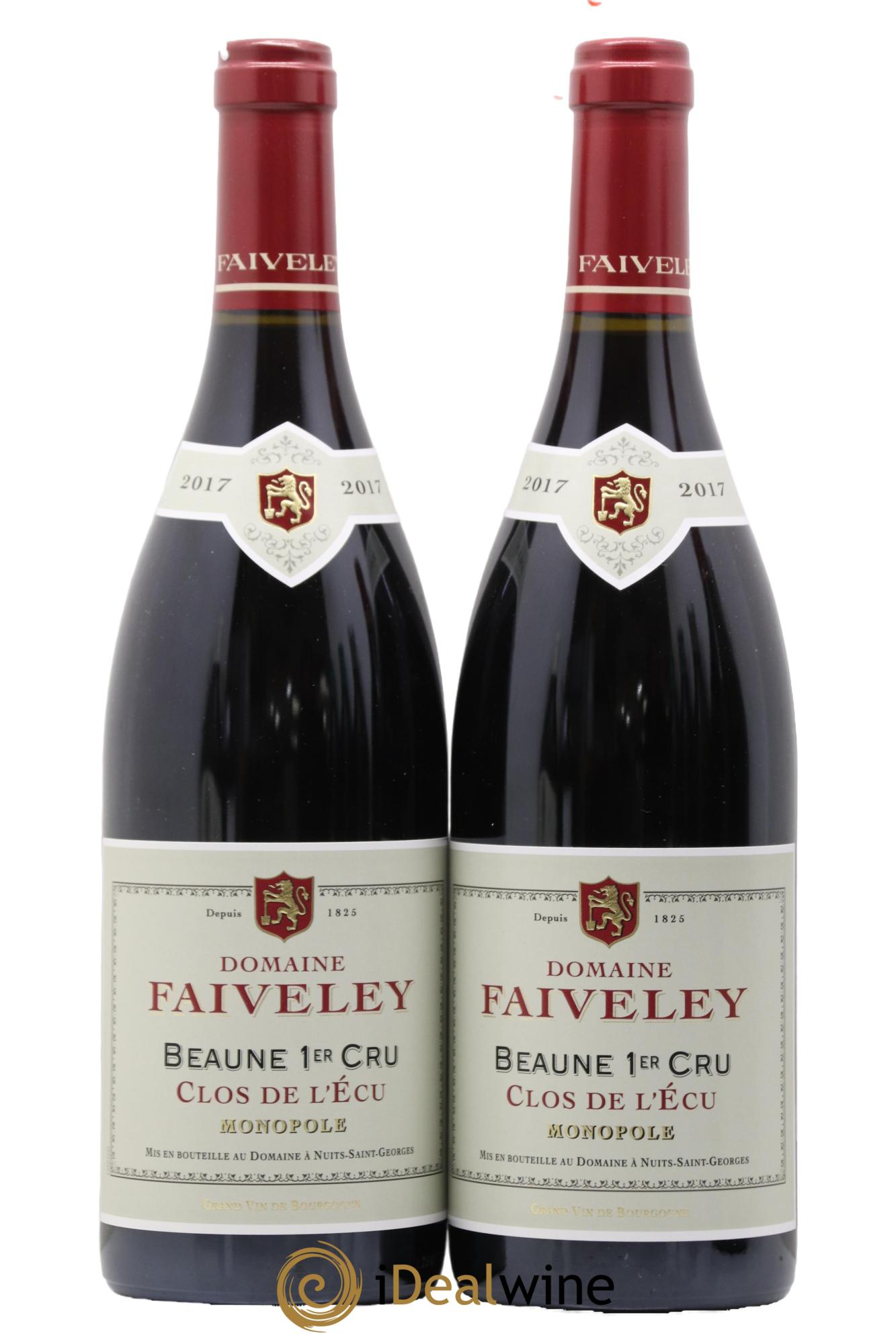Beaune 1er Cru Clos de l'Ecu Faiveley 2017 - Lot de 2 bouteilles - 0