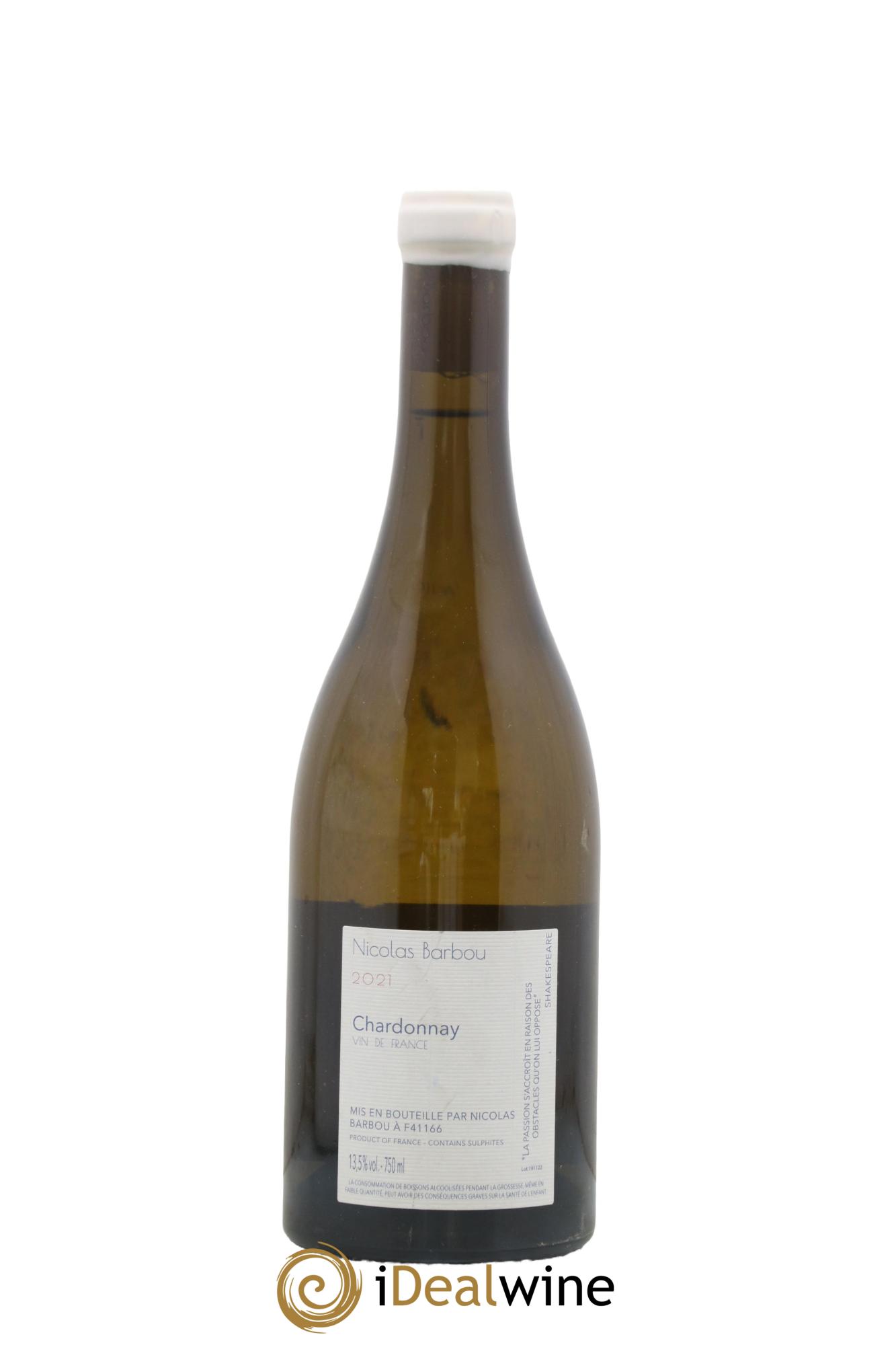 Vin de France  Alchimie Passionnelle Nicolas Barbou 2021 - Lotto di 1 bottiglia - 1