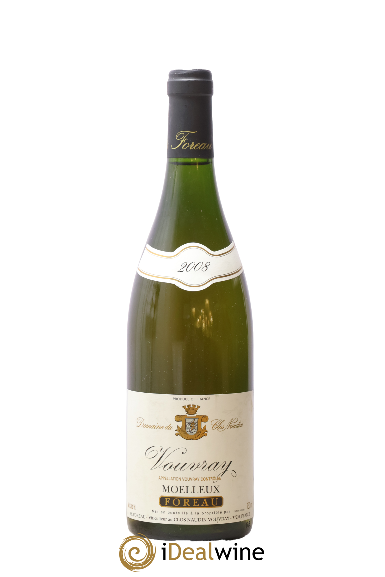 Vouvray Moelleux Clos Naudin - Vincent Foreau 2008 - Lot of 1 bottle - 0