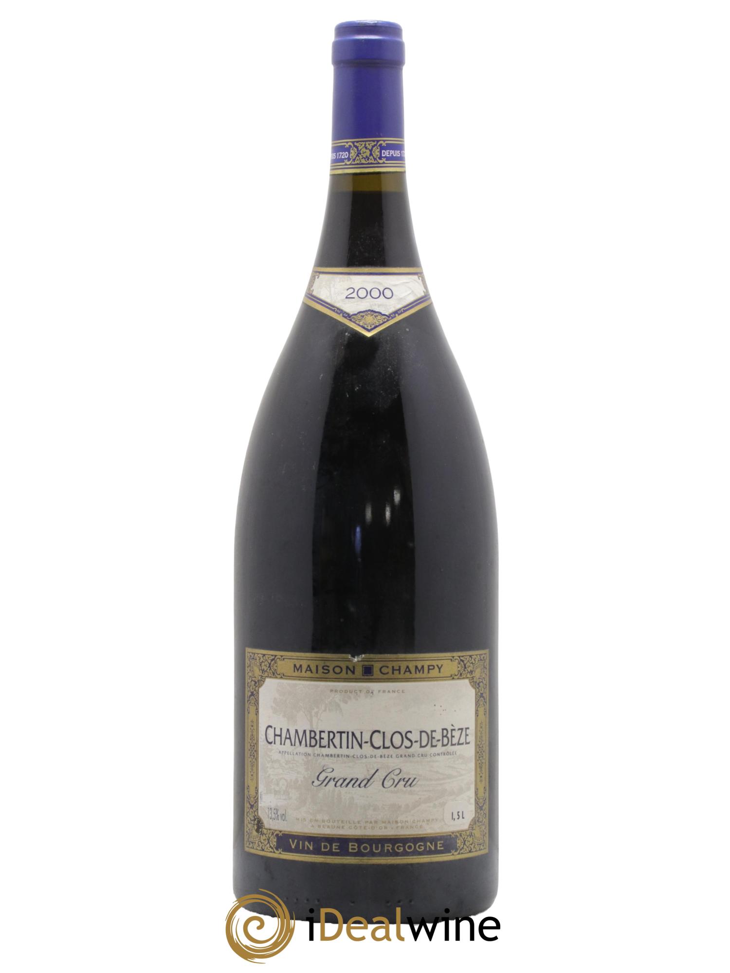 Chambertin Clos de Bèze Grand Cru Champy 2000 - Lot de 1 magnum - 0