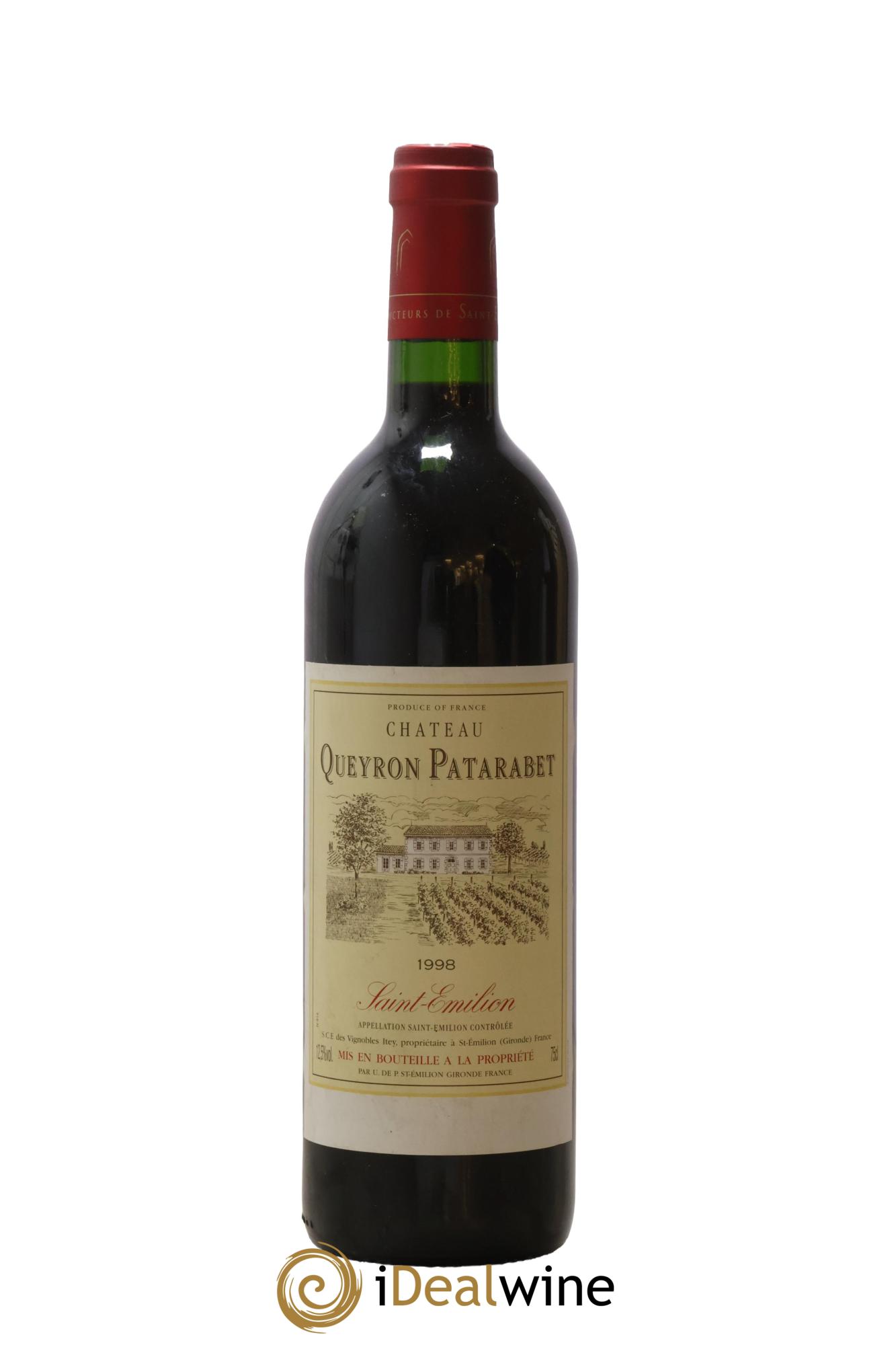 Saint-Émilion Château Qeyron Patarabet 1998 - Lot of 1 bottle - 0