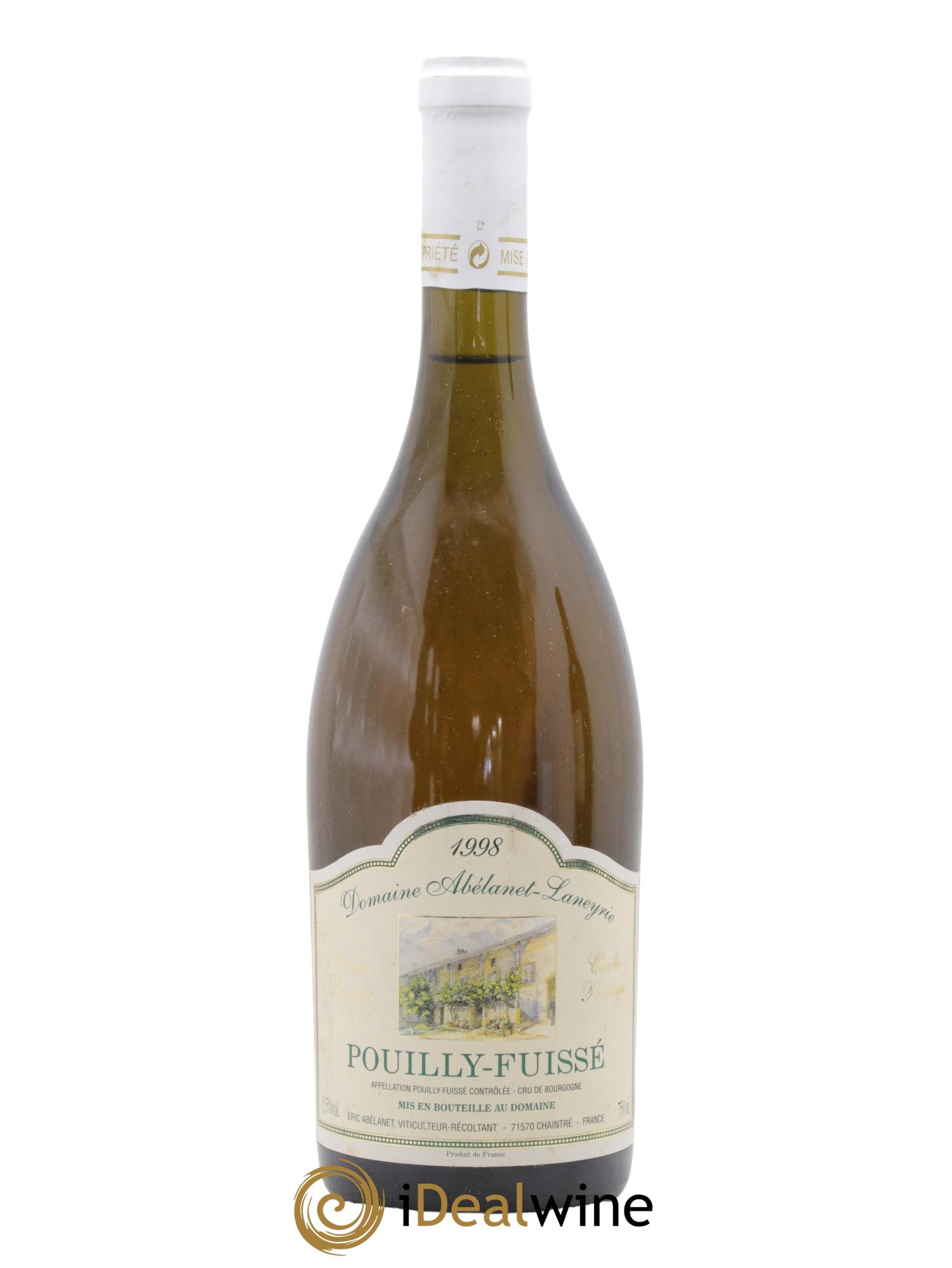 Pouilly-Fuissé Abelanet Laneyrie 1998 - Lot de 1 bouteille - 0
