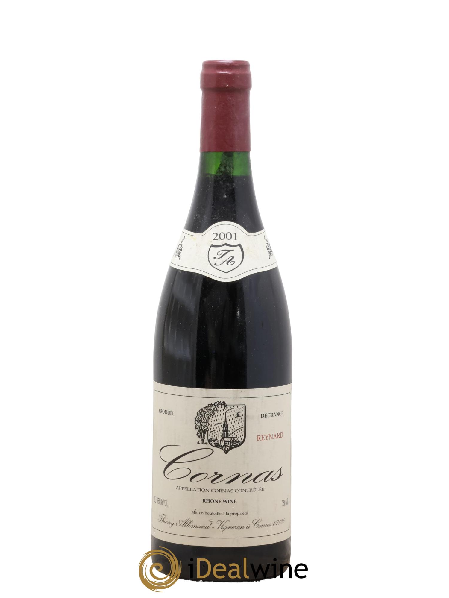 Cornas Reynard Thierry Allemand 2001 - Lot de 1 bouteille - 0
