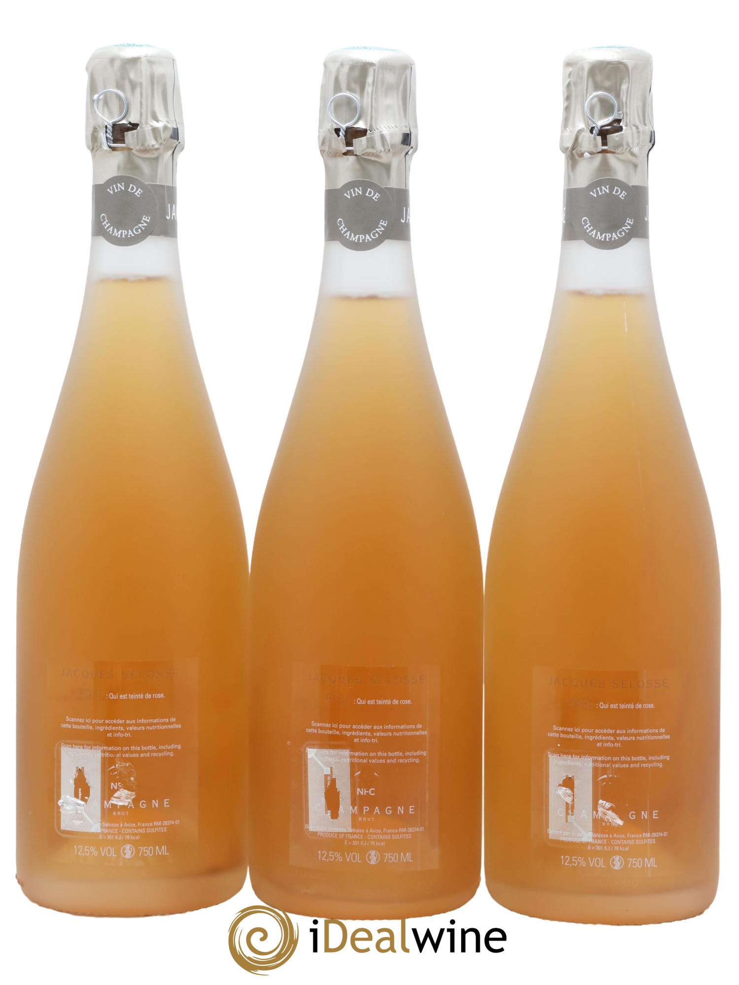 Rosé Brut Jacques Selosse - Lot of 3 bottles - 1