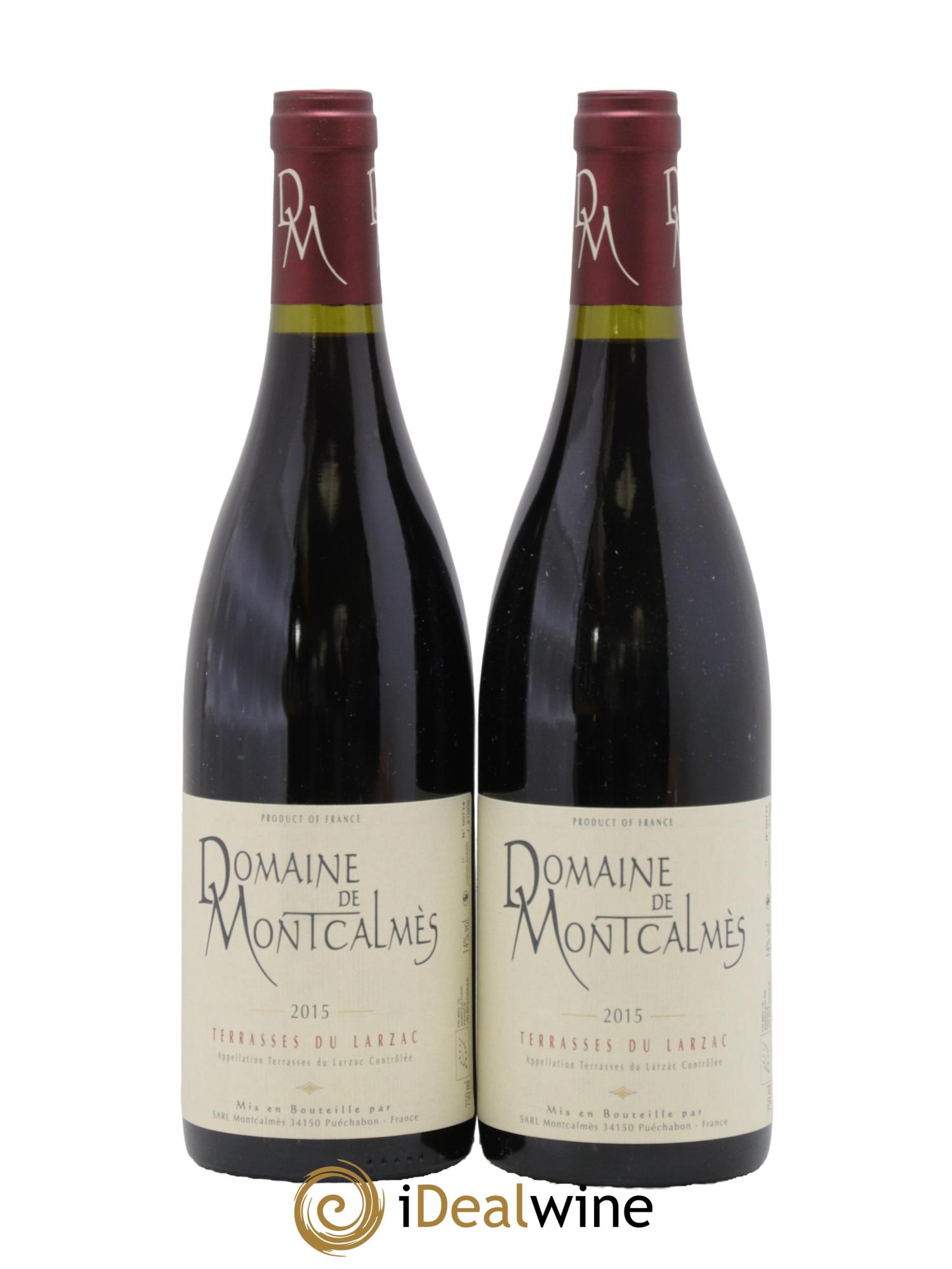 Terrasses du Larzac Domaine de Montcalmès Frédéric Pourtalié 2015 - Posten von 2 Flaschen - 0