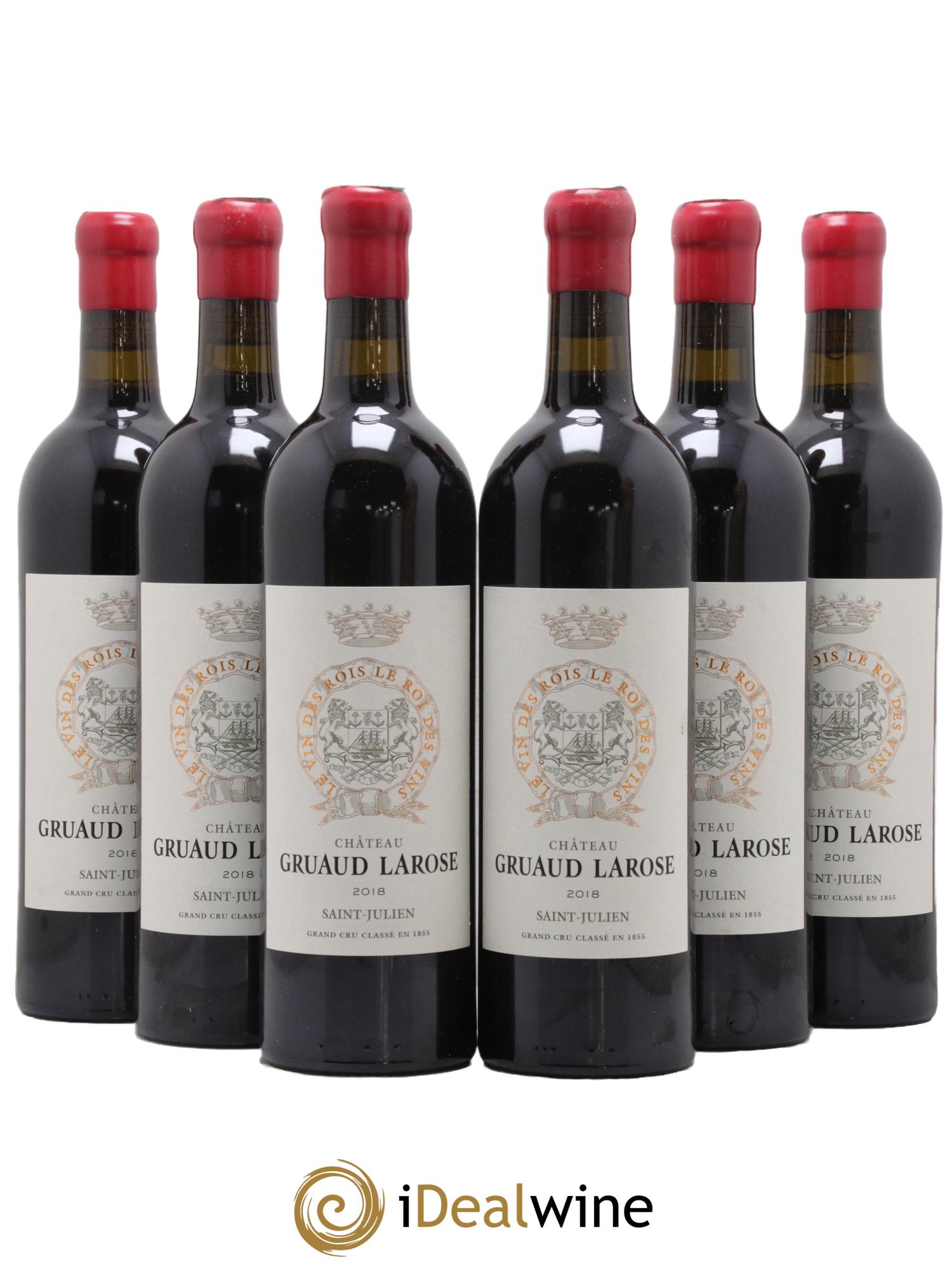 Château Gruaud Larose 2ème Grand Cru Classé 2018 - Lot de 6 bouteilles - 0