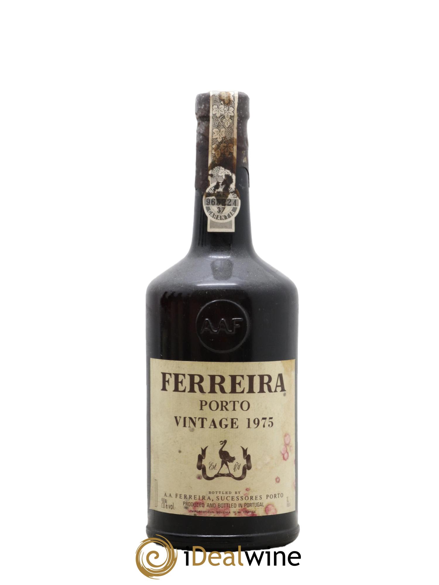 Porto Vintage Ferreira 1975 - Lot de 1 bouteille - 0