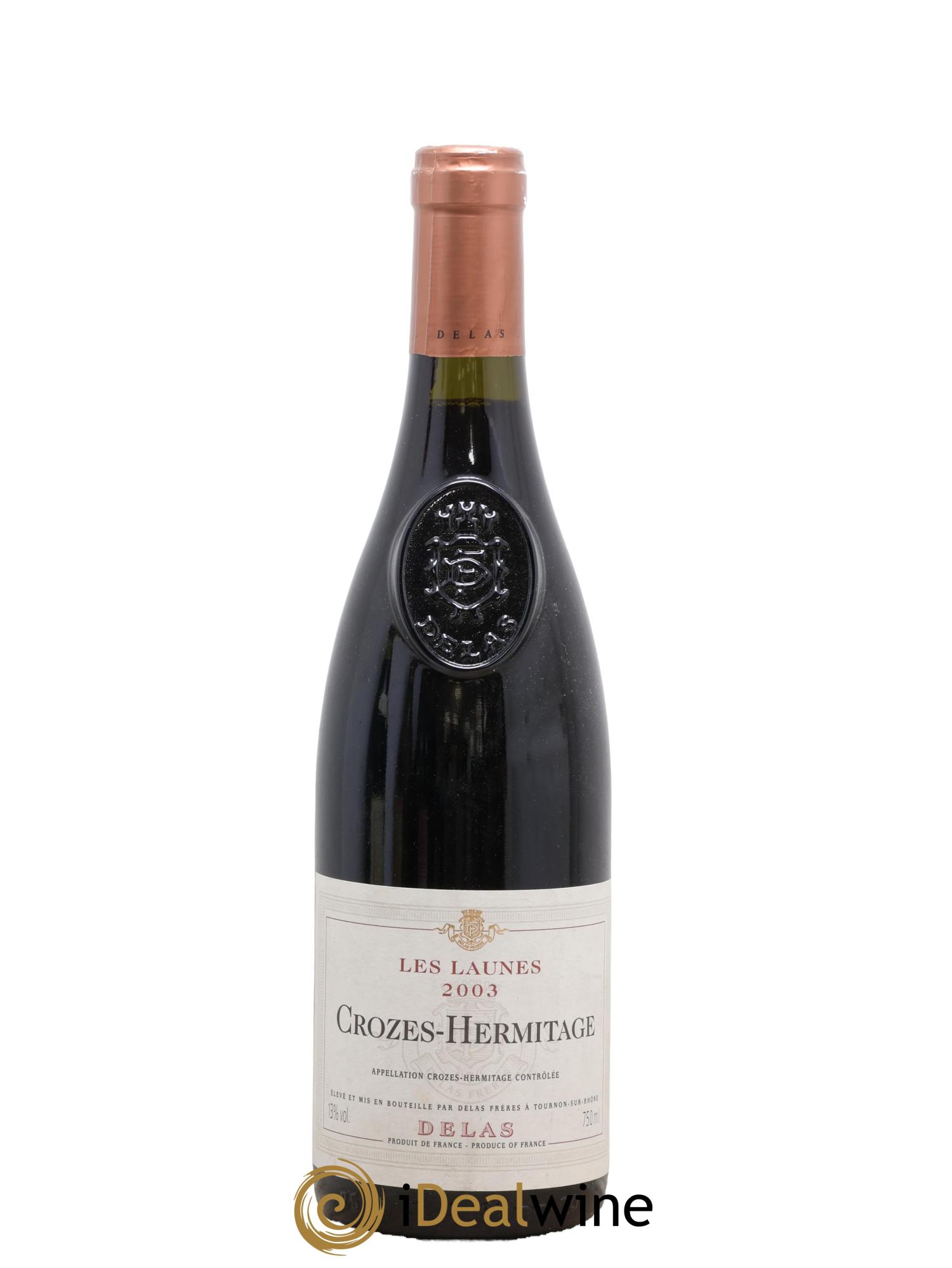 Crozes-Hermitage Les Launes Delas Frères 2003 - Lot of 1 bottle - 0