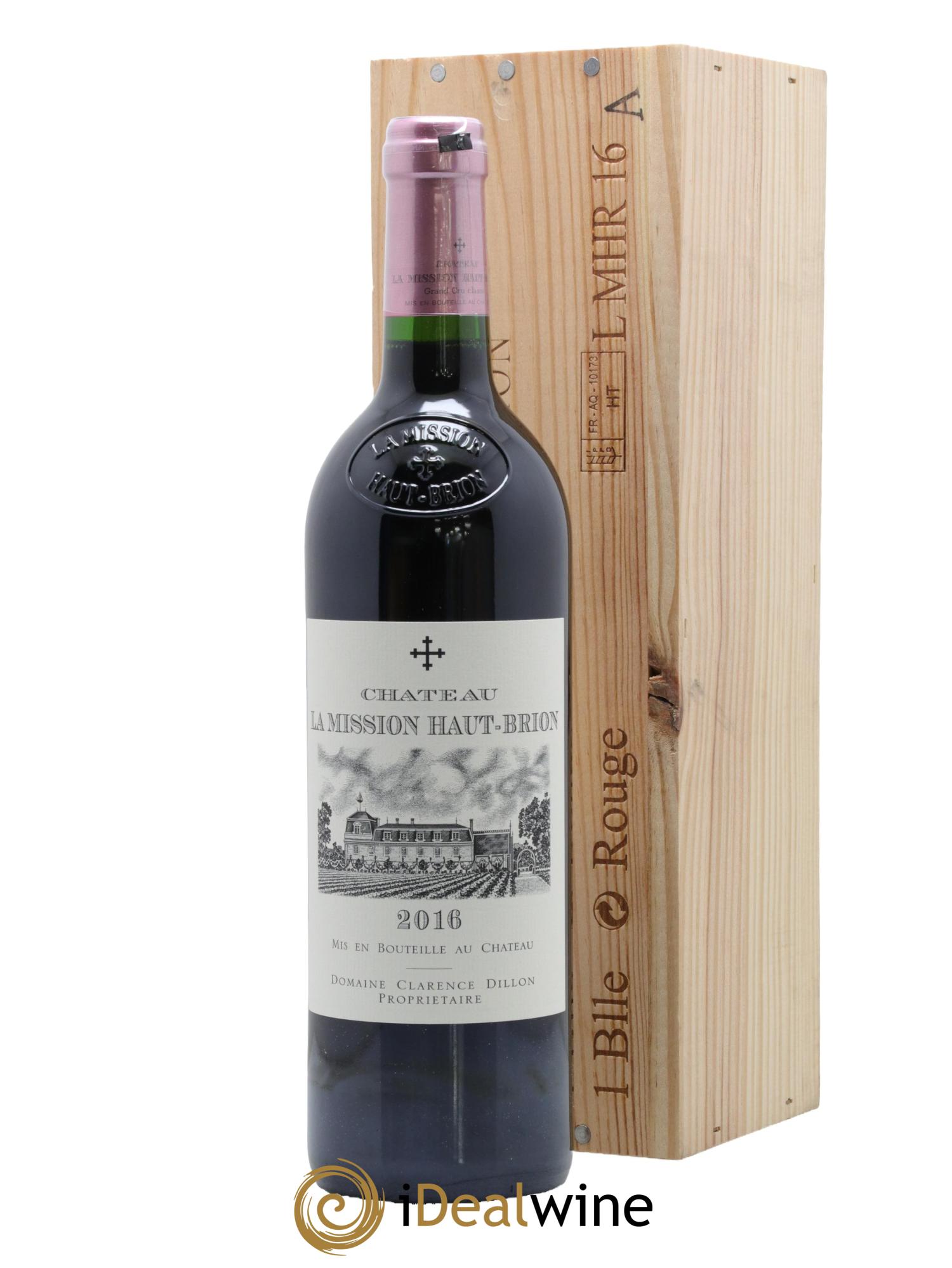 Château la Mission Haut-Brion Cru Classé de Graves 2016 - Posten von 1 Flasche - 0