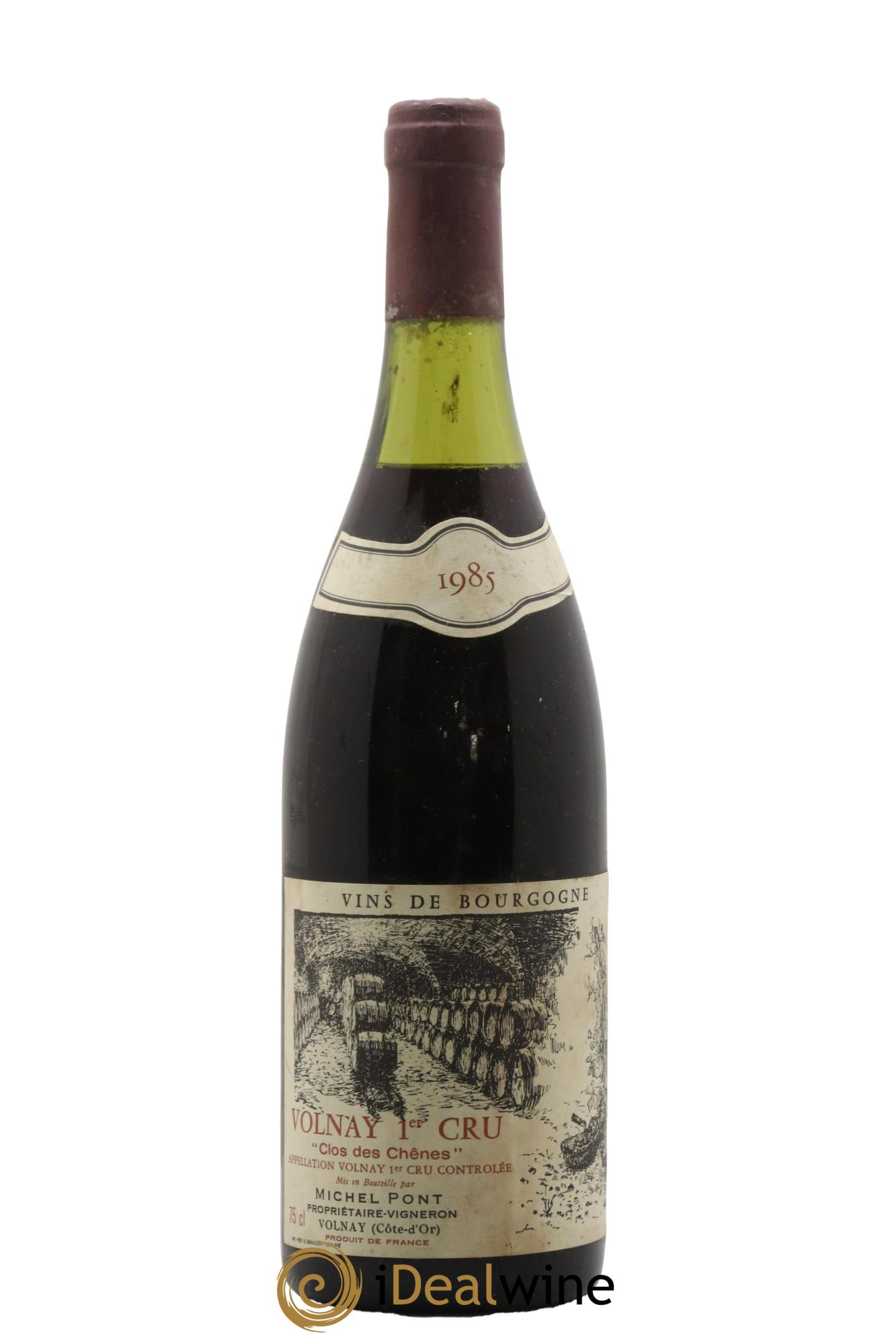 Volnay 1er Cru Clos des Chênes Michel Pont 1985 - Lot de 1 bouteille - 0