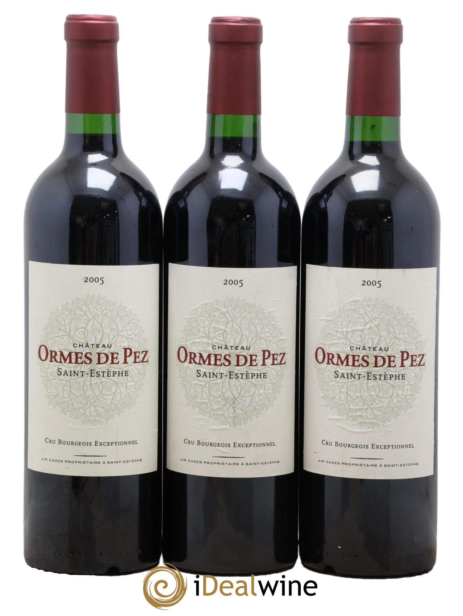 Château les Ormes de Pez 2005 - Lotto di 3 bottiglie - 0