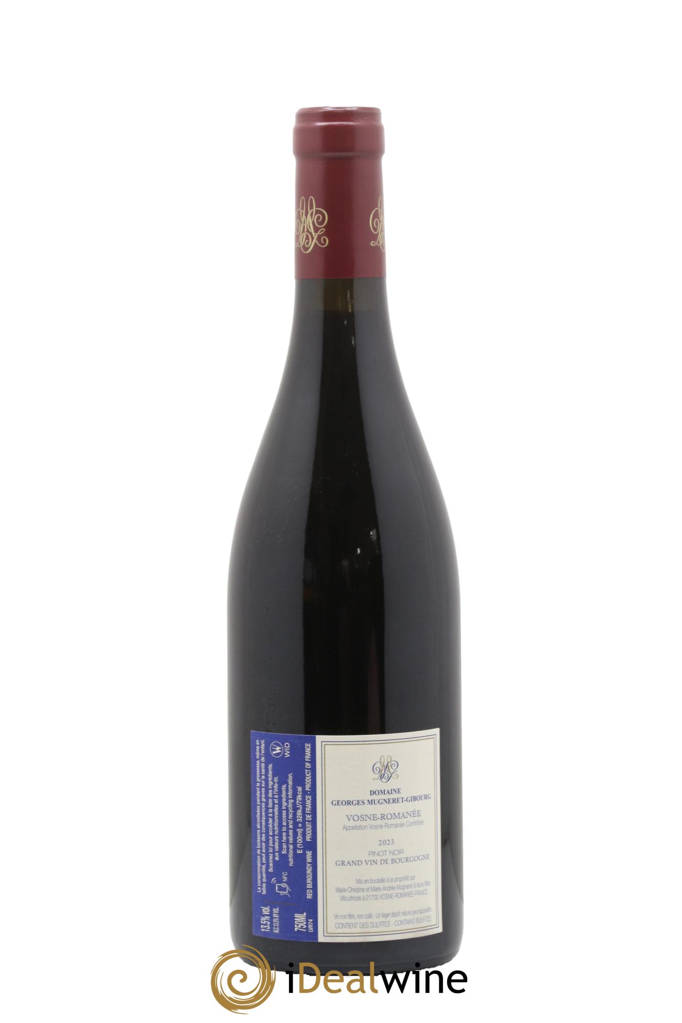 Vosne-Romanée Mugneret-Gibourg (Domaine) 2023 - Lot de 1 bouteille - 1