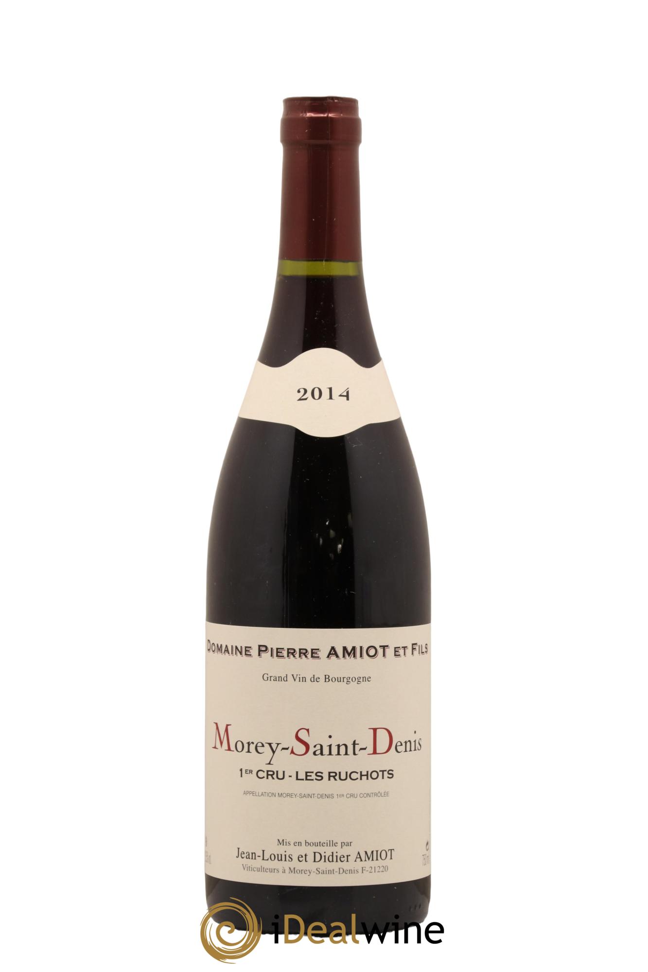 Morey Saint-Denis 1er Cru Les Ruchots Pierre Amiot et Fils (Domaine) Les Ruchots Domaine Amiot Pere Et Fils 2014 - Lotto di 1 bottiglia - 0